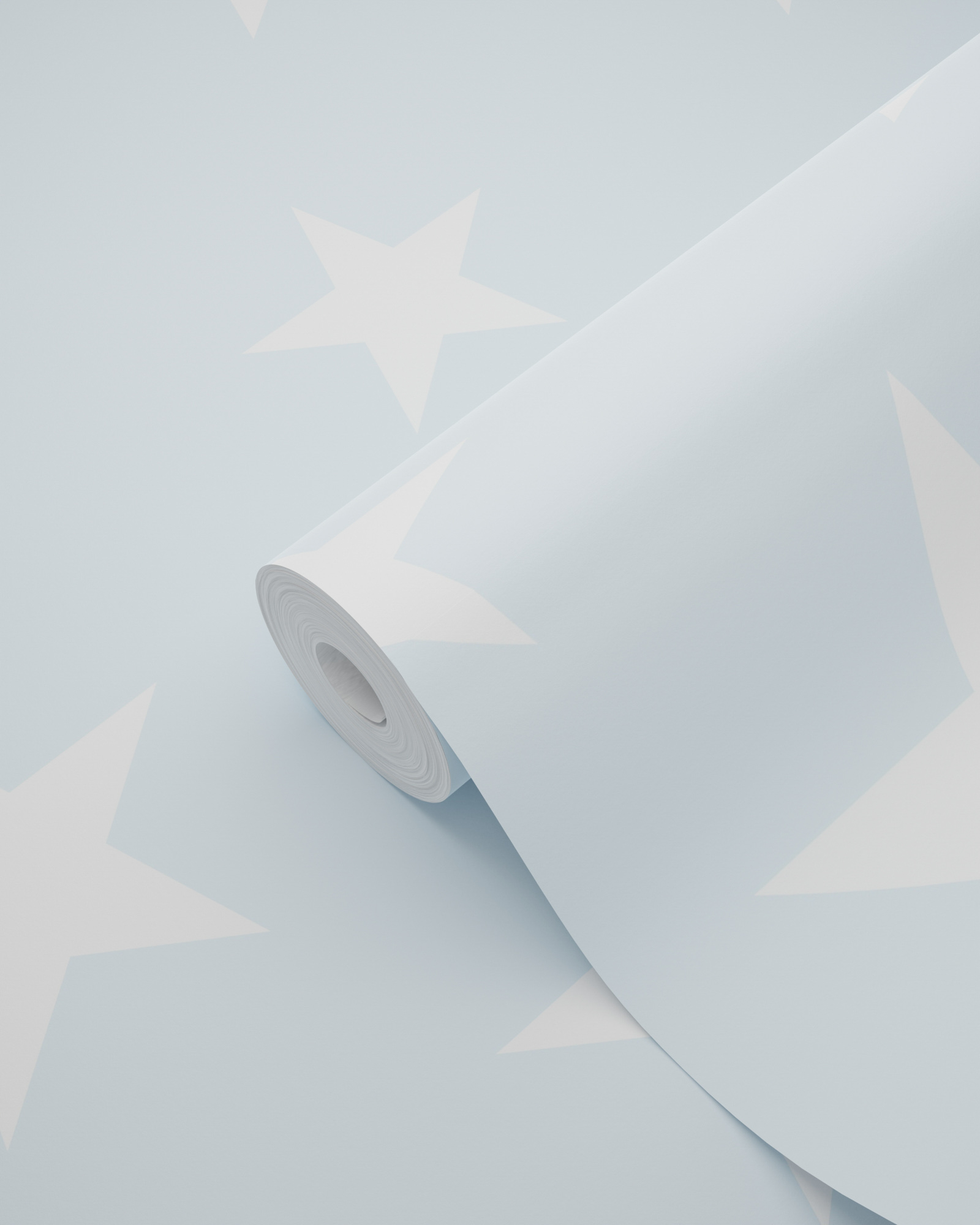 Sterne Tapete blau weiß Vlies 138932