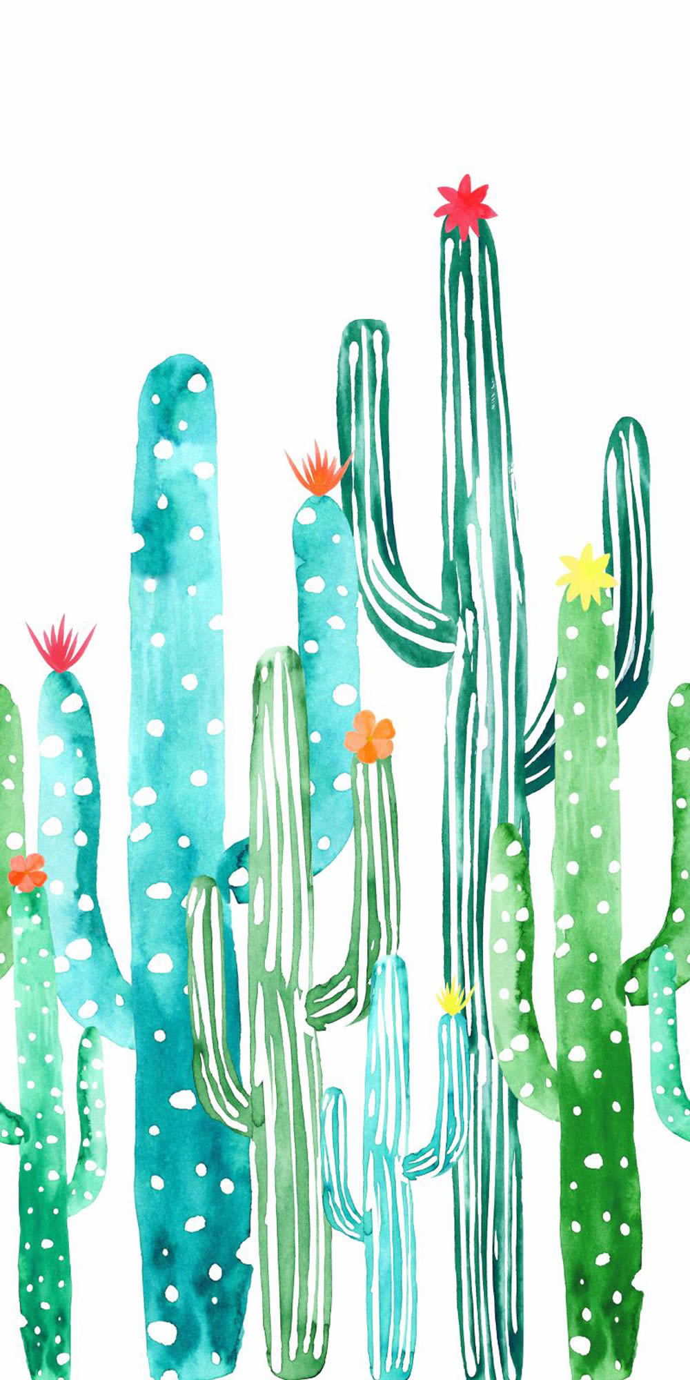 Mural Cactus Green Xl-23-158829