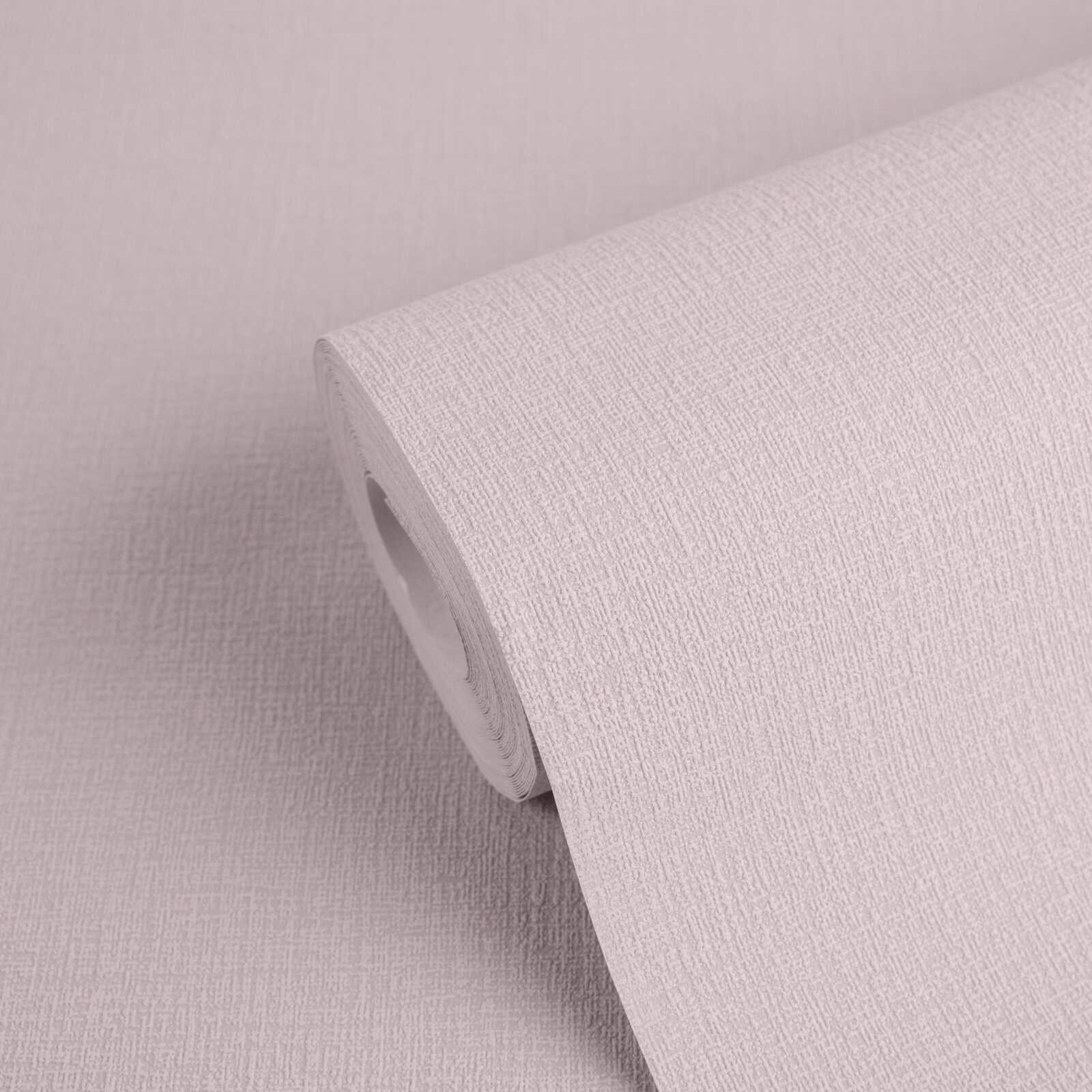 Tapete Unitapete Leinenoptik altrosa Vlies 395477
