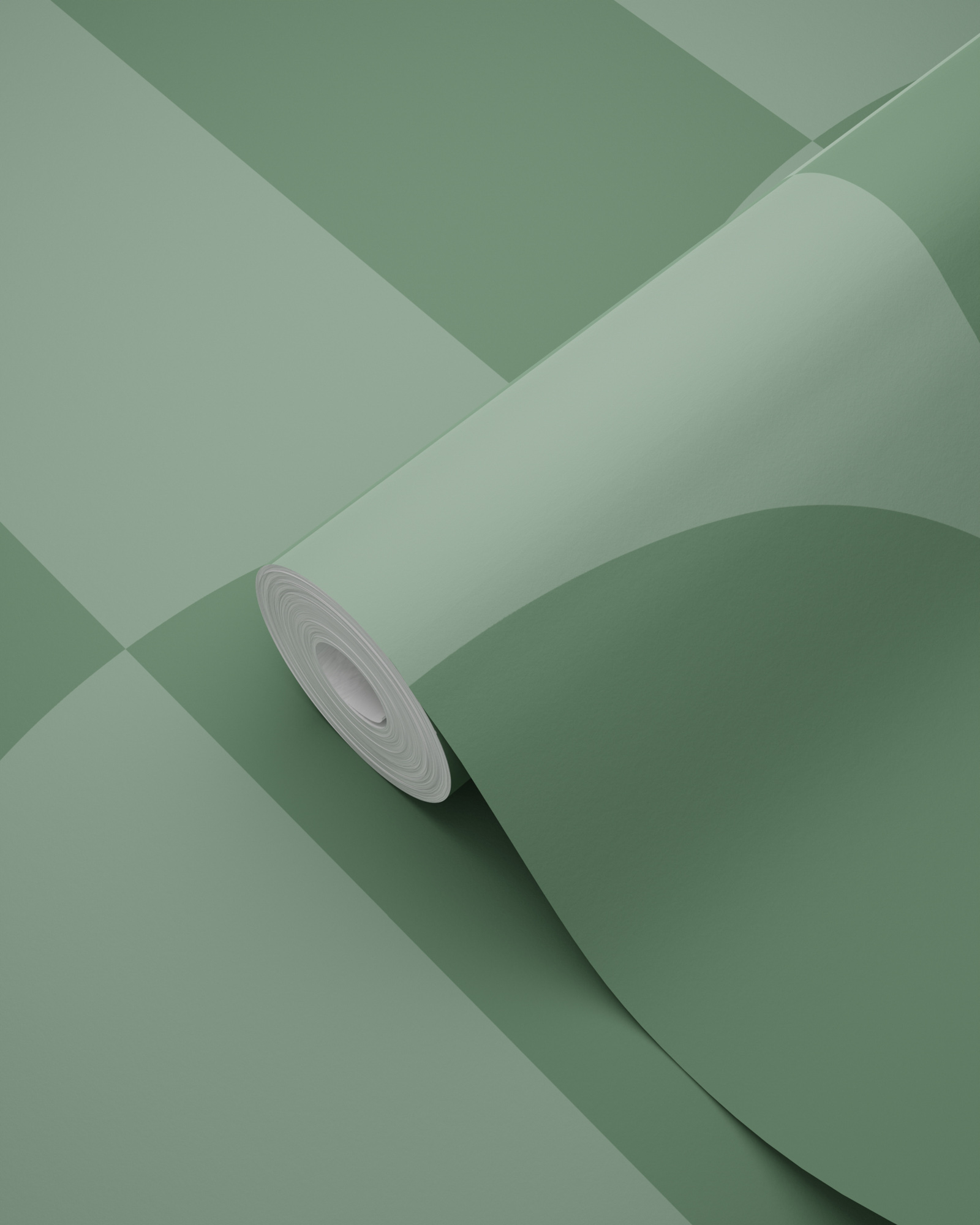Tapete Vliestapete Art Deco Bögen grün 139995