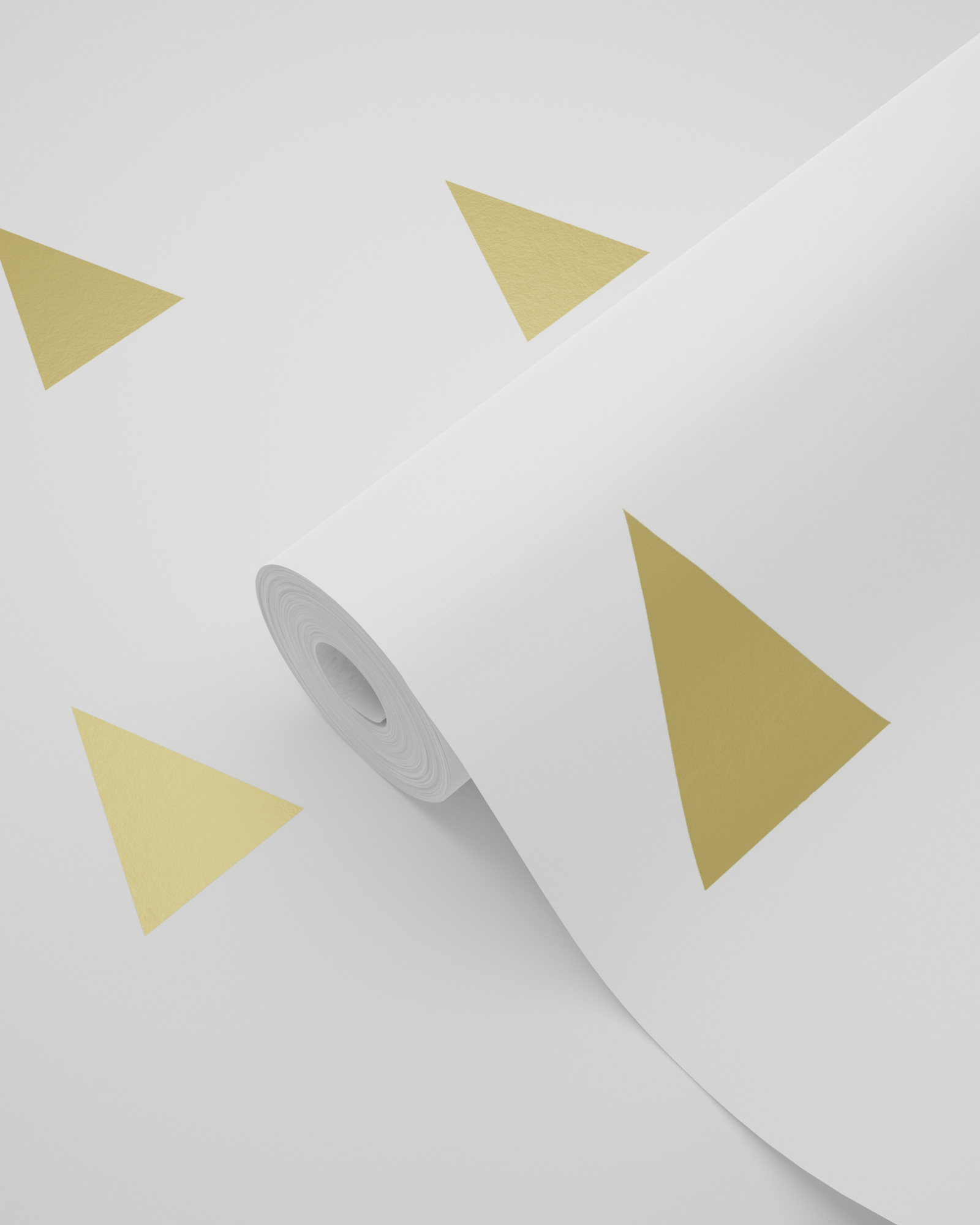 Dreieck Tapete Scandi gold weiß Vlies 138943