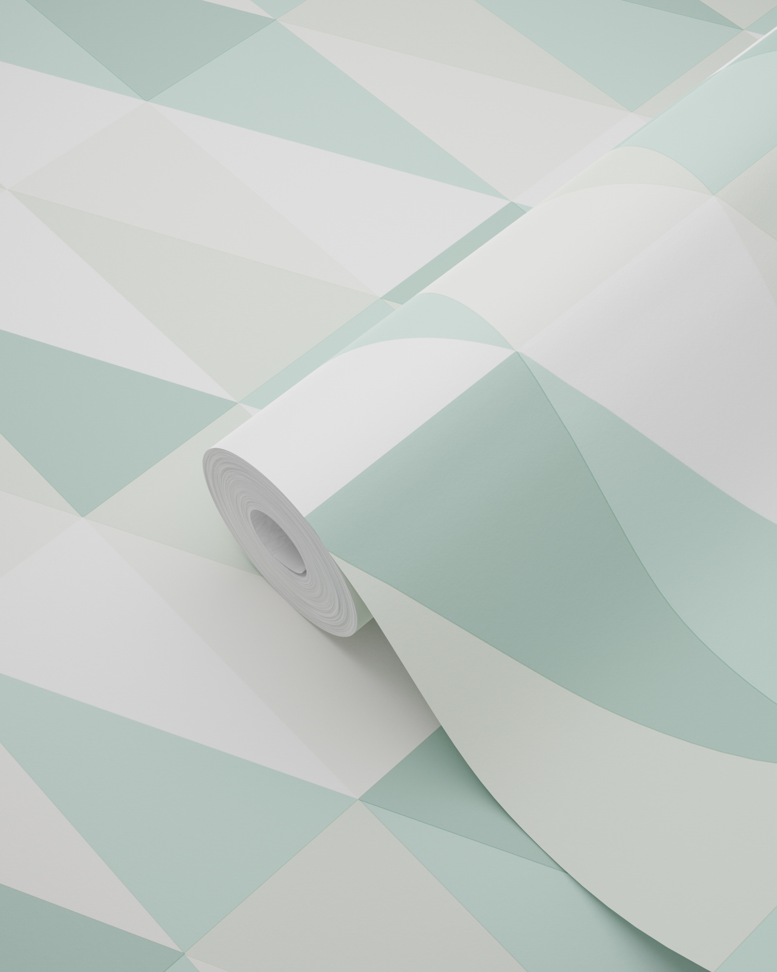 grafische Tapete Scandi mintgrün blau Vlies 138920