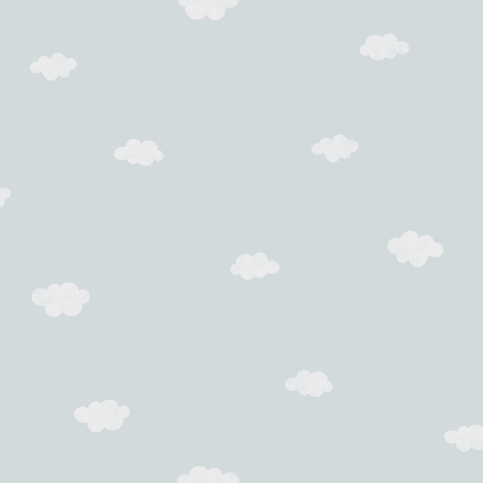 Wolkentapete Himmel blau Vlies OUTT29756430