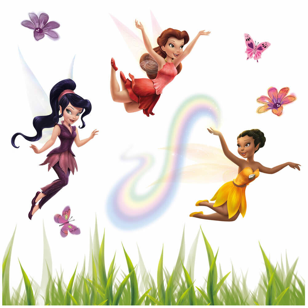 Fenstersticker selbsthaftend Tinkerbell Feen Bunt-58-16404