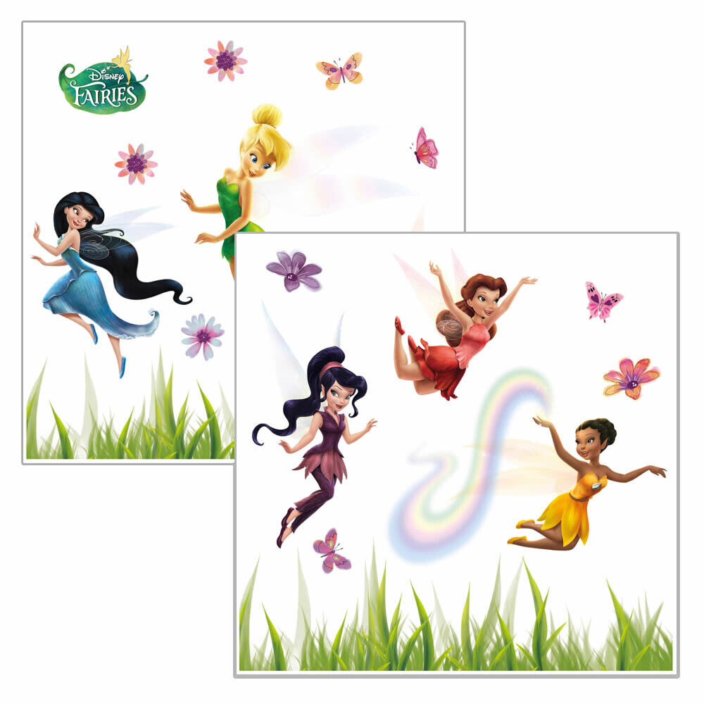 Fenstersticker selbsthaftend Tinkerbell Feen Bunt-58-16404