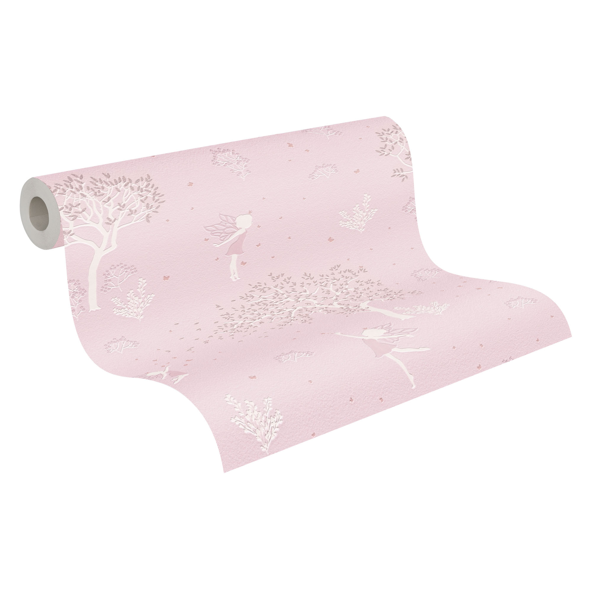 Tapete Feen Tapete Zauberwald rosa Vlies 792661