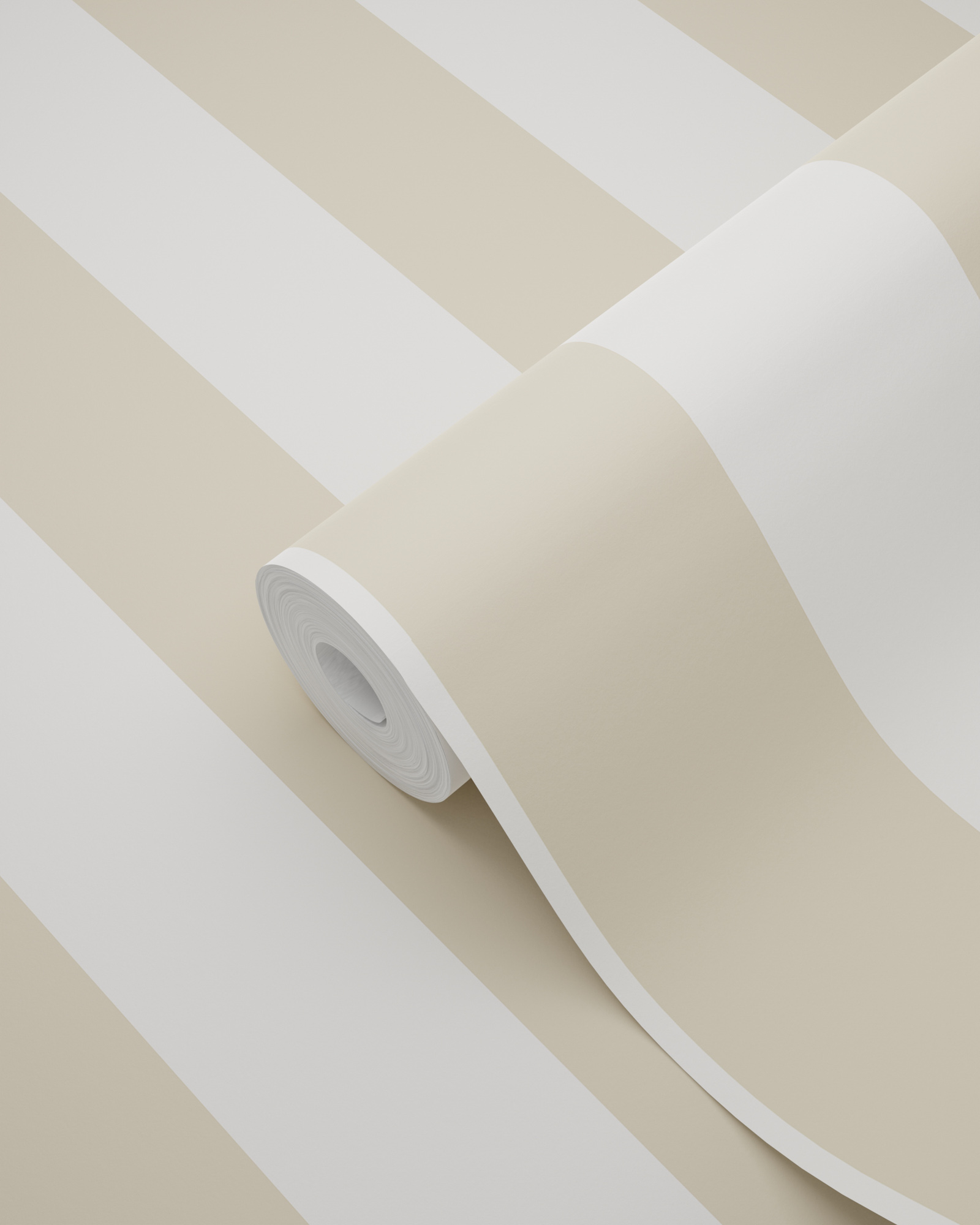 Tapete Vliestapete Streifen minimalistisch weiß beige 139913