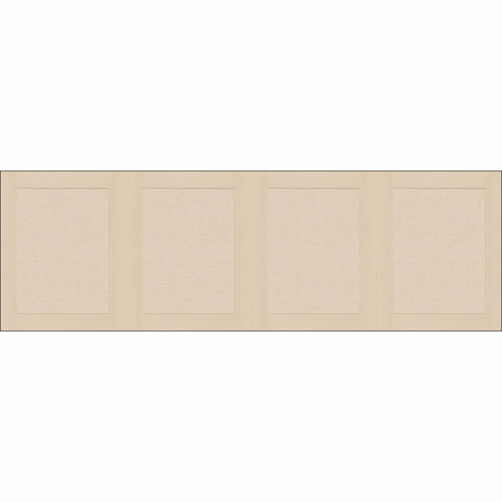 Wandbild S Jute Bordüre Ton in Ton Wandpaneele beige PMW105221010