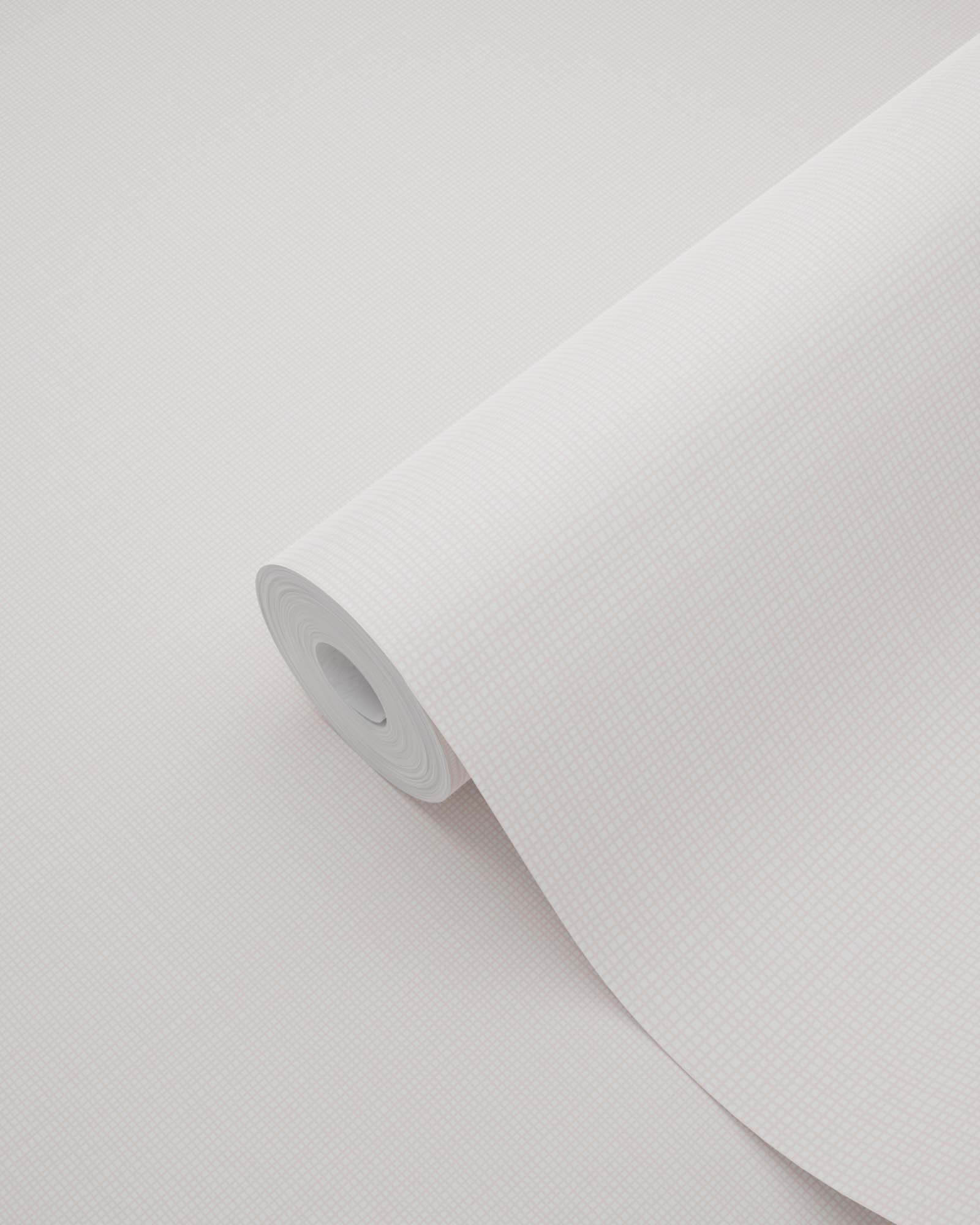 Non woven linen look wallpaper pastel pink 139023