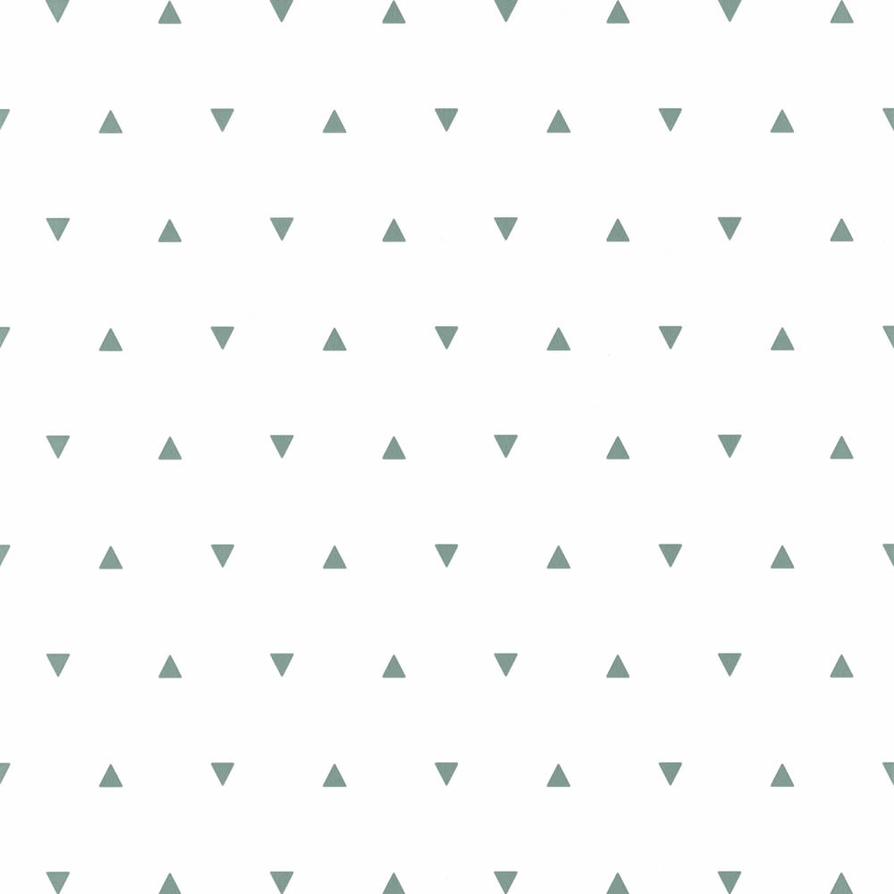 Wallpaper non-woven white green small triangles Our Planet-36-OUP101997101.1M