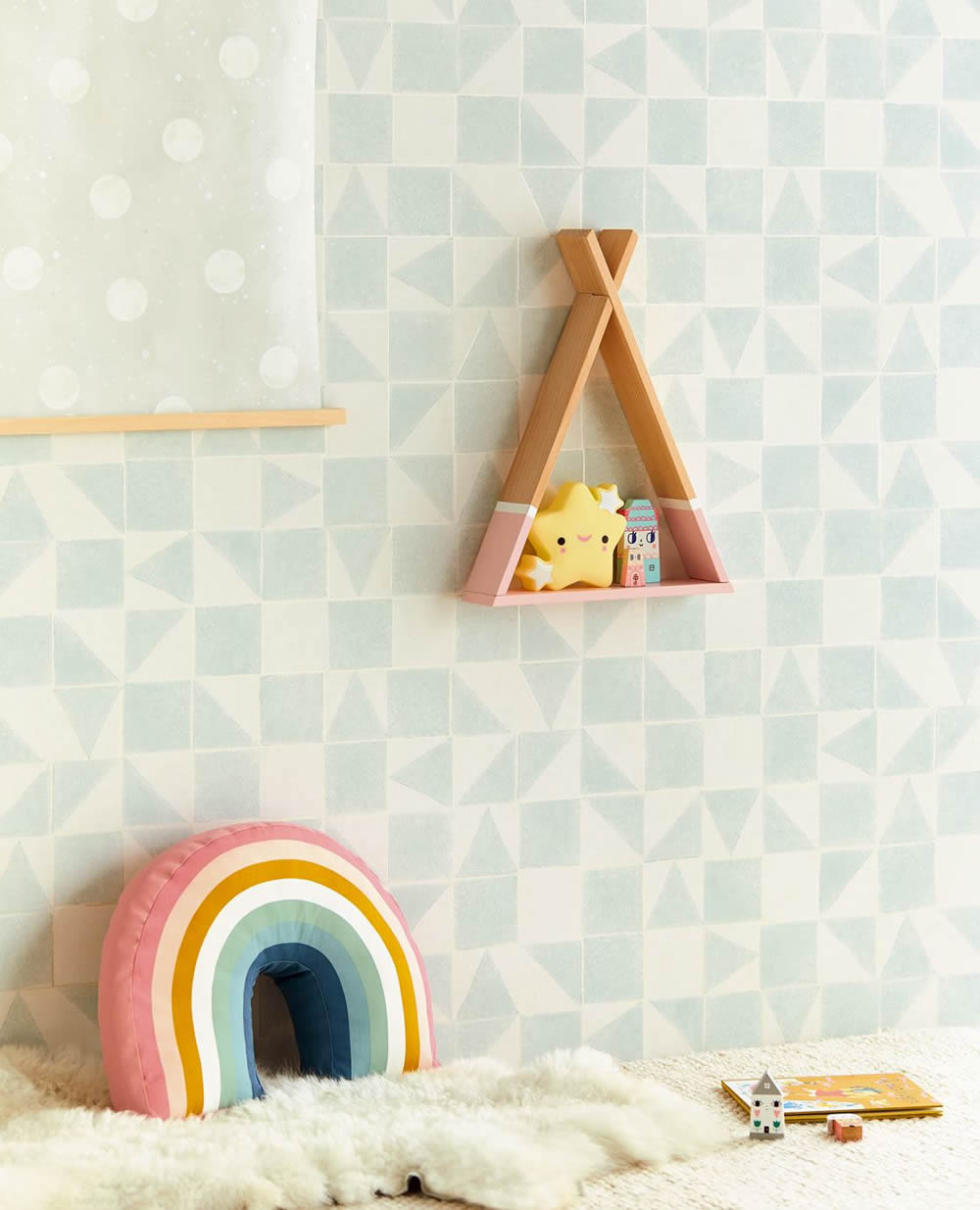 wallpaper forms light blue Scandinavian-55-399092