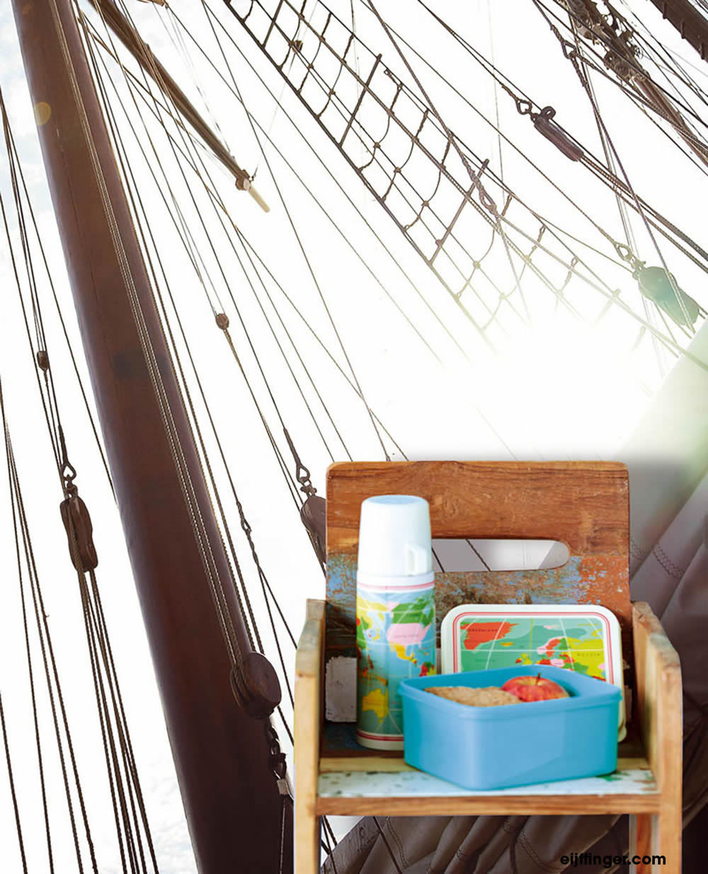 Mural ship mast child-55-364142