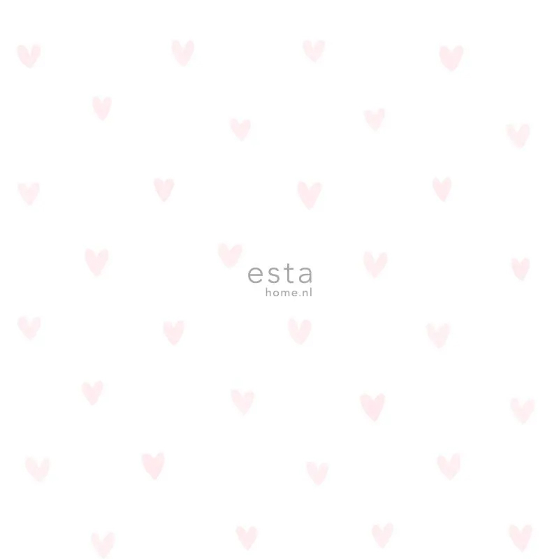 Herz Tapete rosa weiß romantisch Vlies 138915