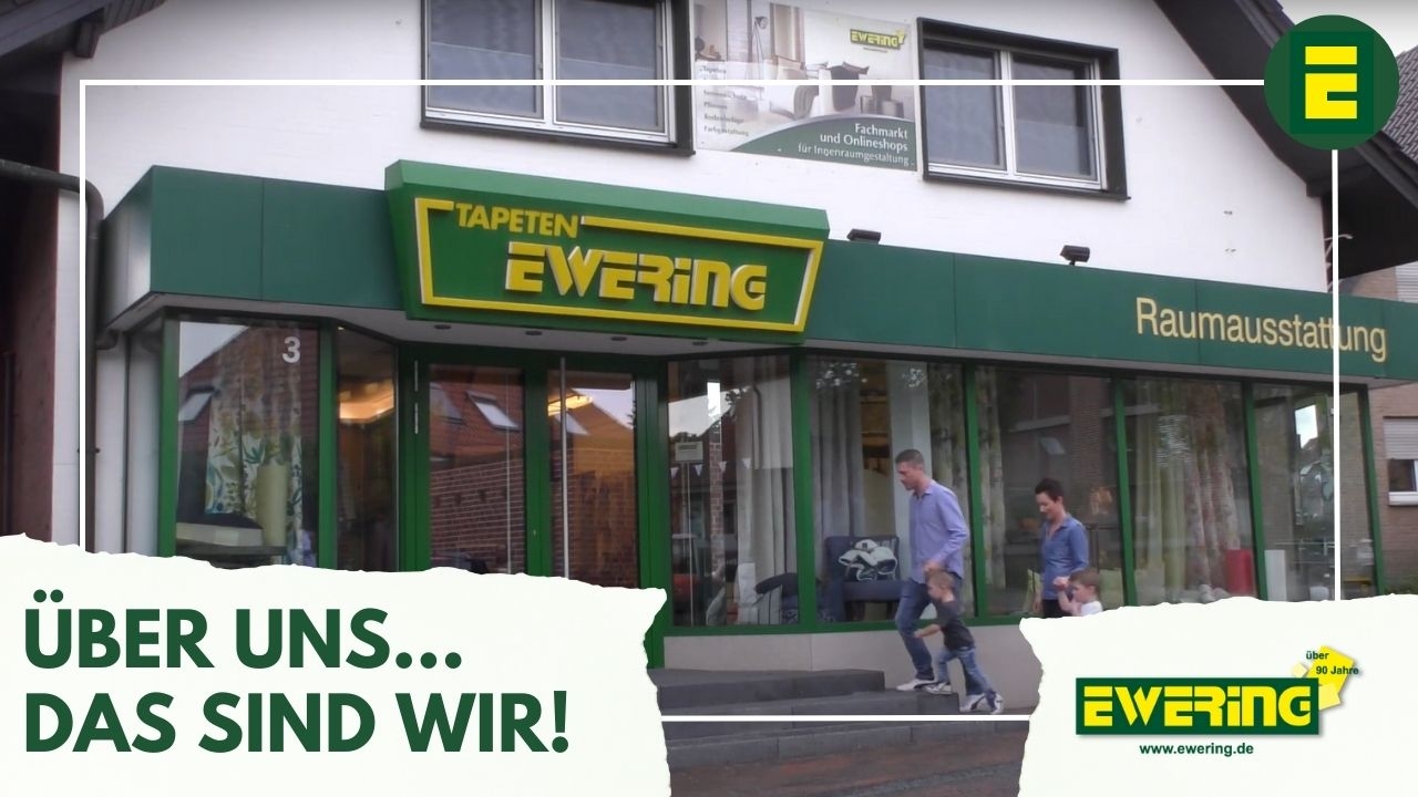 Firmenvideo der Firma Ewering. Über uns - Inspirationsvideo über den Fachmarkt Ewering Raumdesign.