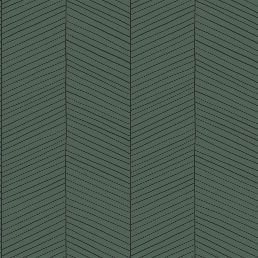 Tapete grafisch Linien skandinavisch grün 139307