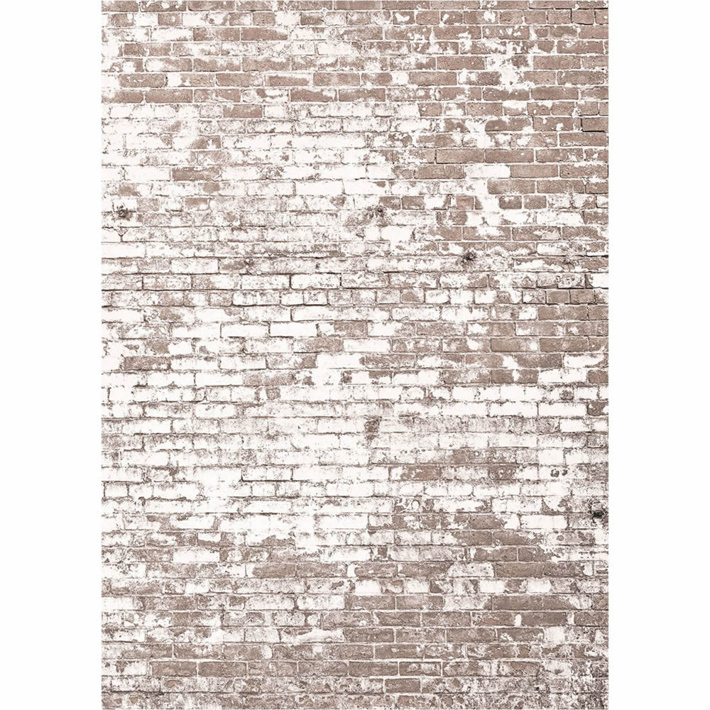Stay strong mural white and brown Caselio - Young and free Texdecor YNF103431903-36-YNF103431903