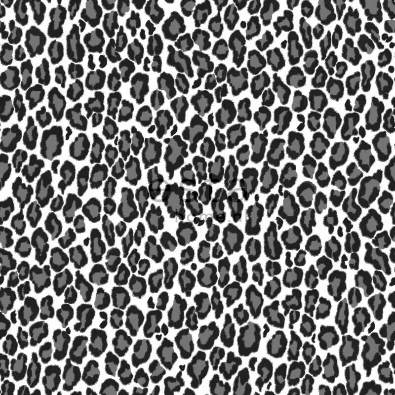 non-woven wallpaper leopard black white