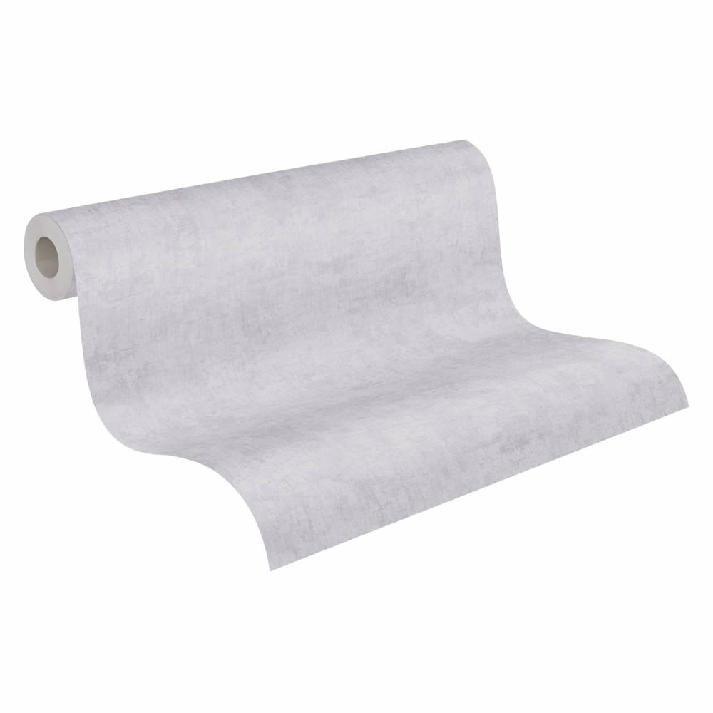 Vliestapete uni wolkige Oberfläche hell grau 771783-8-771783