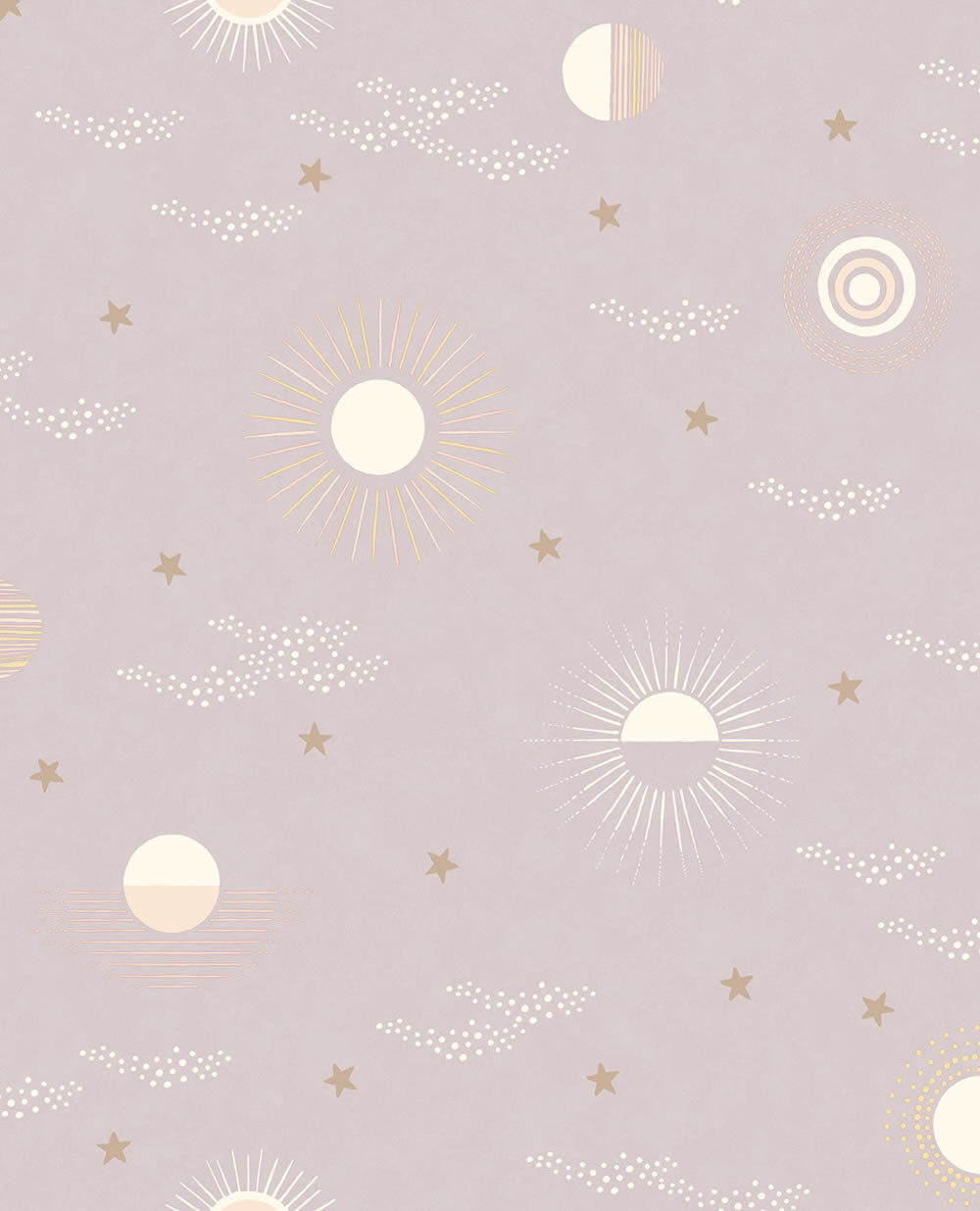 sweet dreams sky non-woven wallpaper lilac Explore Eijffinger 323082