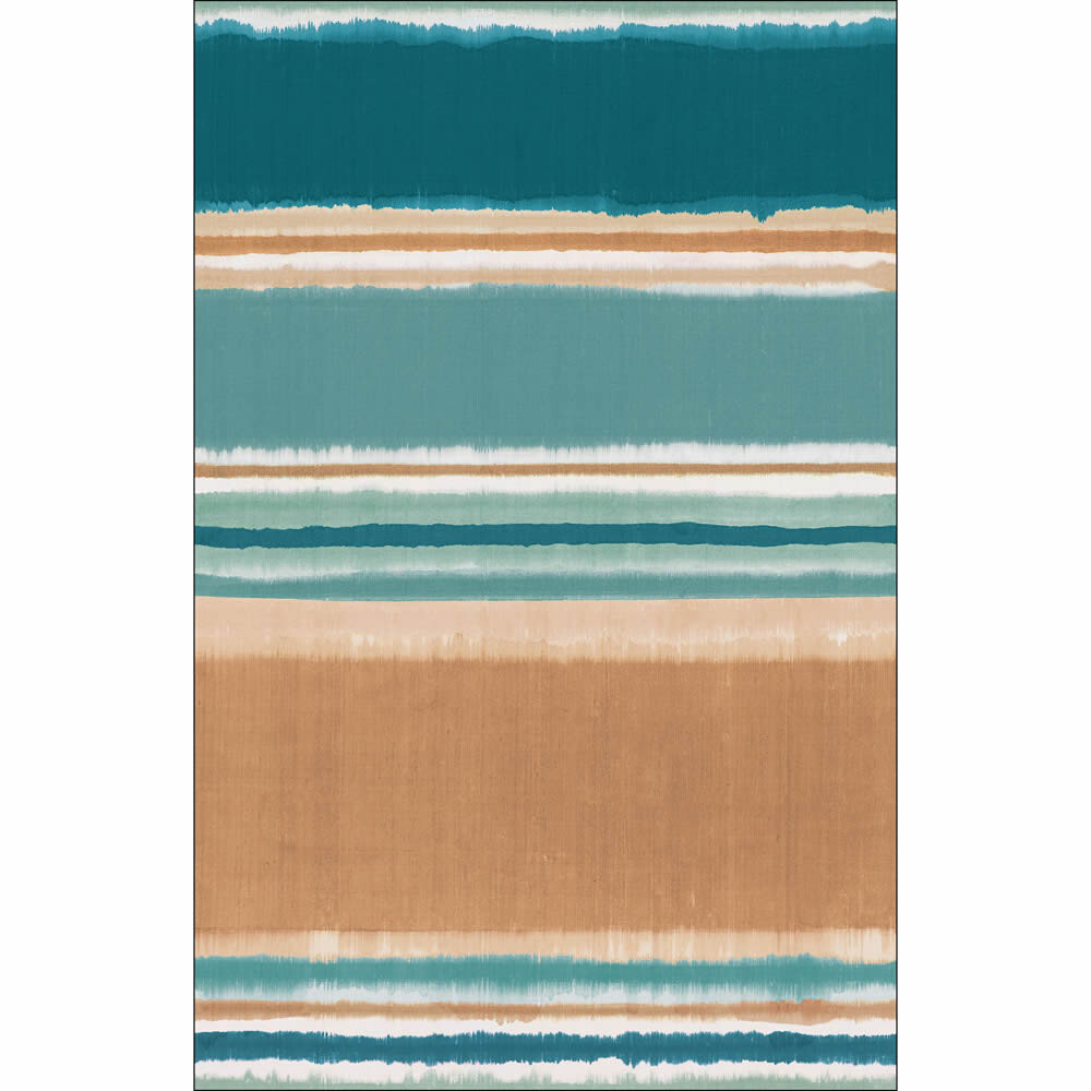 Wandbild L verlaufende Farben Batikmuster Boho mint blau PMW104876704