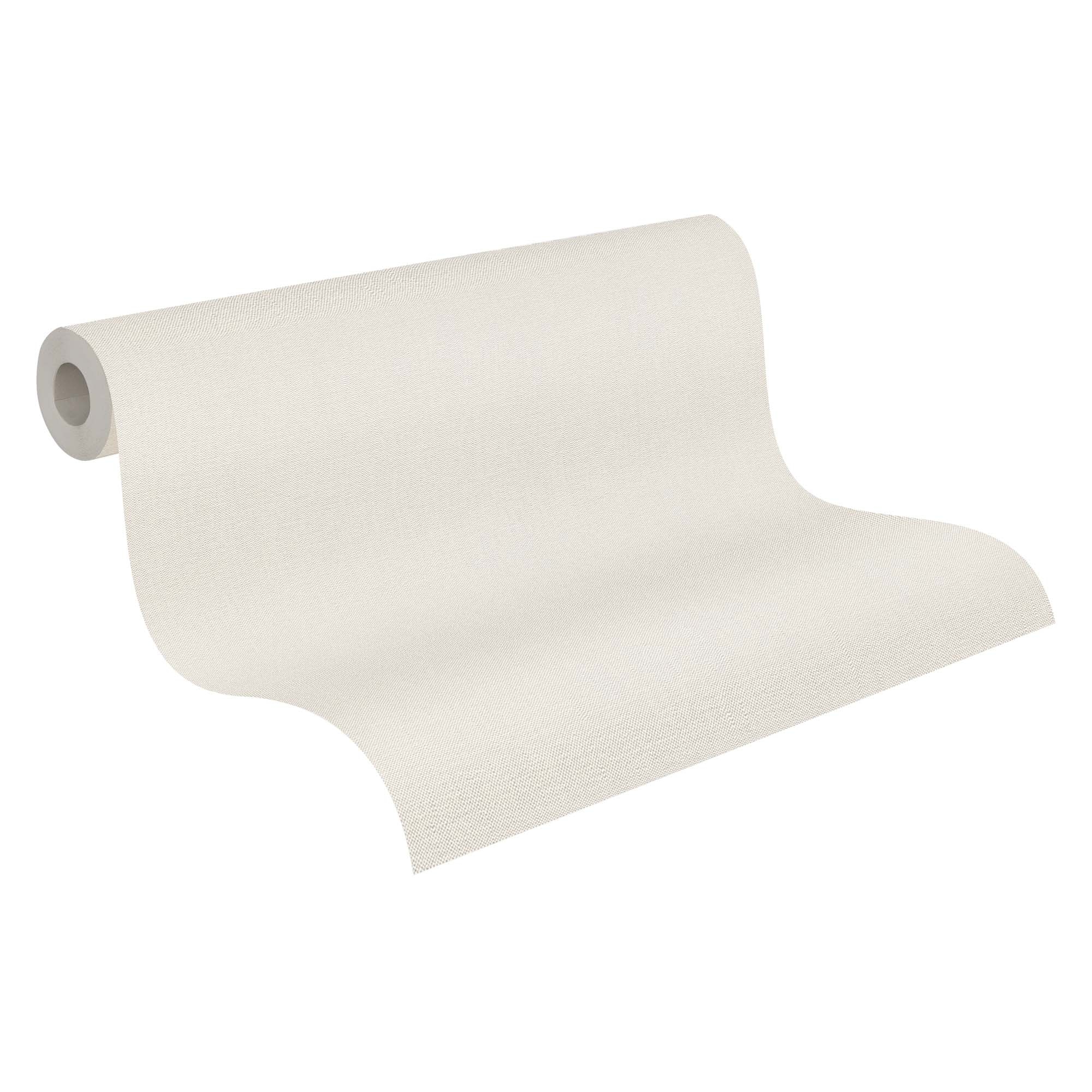 Tapete Leinenoptik Unitapete sandbeige Vlies 397812