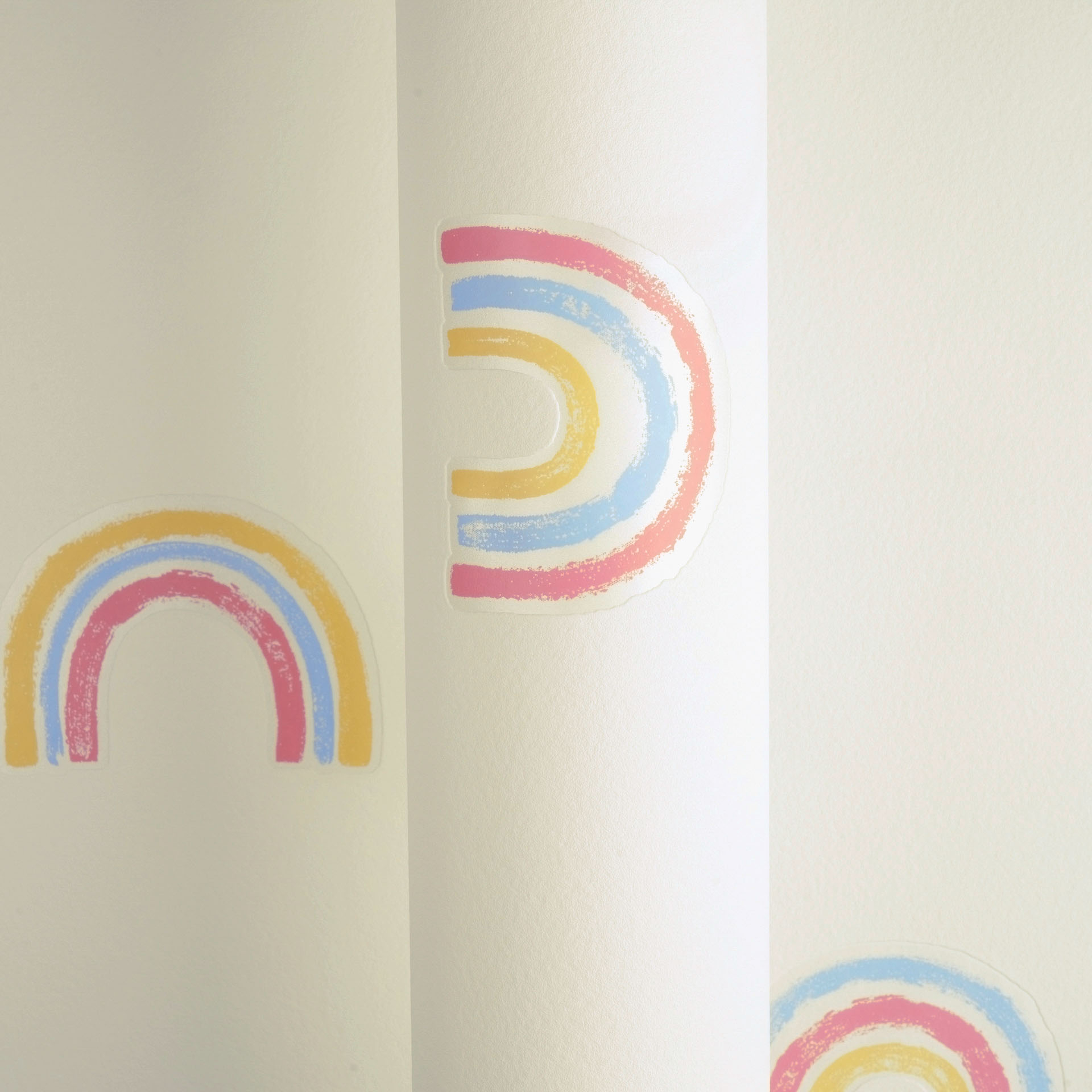 Tapete Regenbogen Tapete bunt creme Vlies 792591