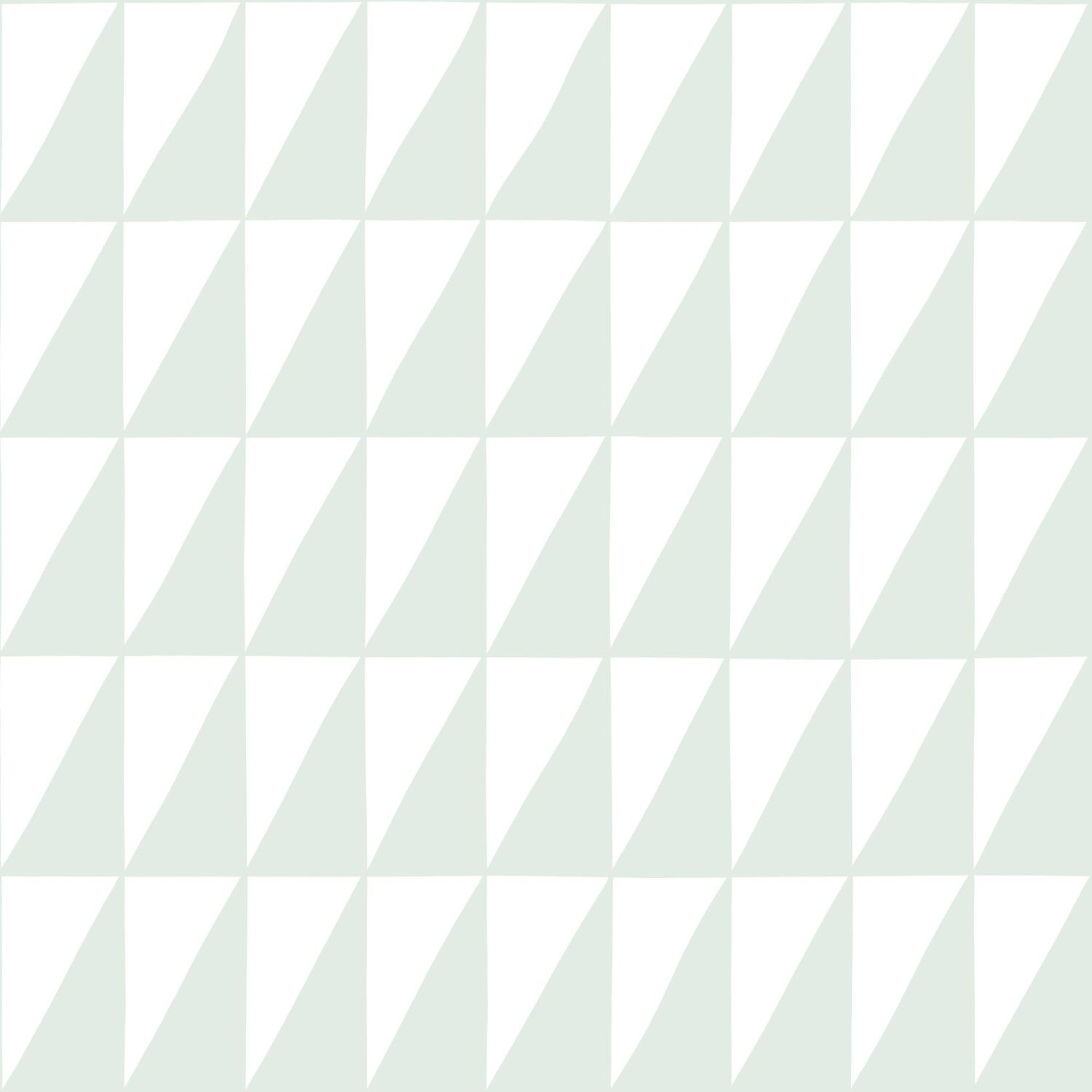 Grafik Tapete Dreiecke mintgrün Vlies 139075