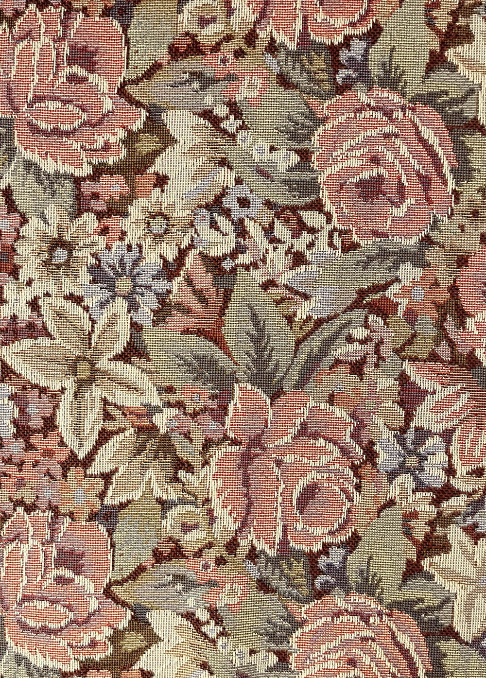 200 x 279 cm mural rose embroidery green 159409