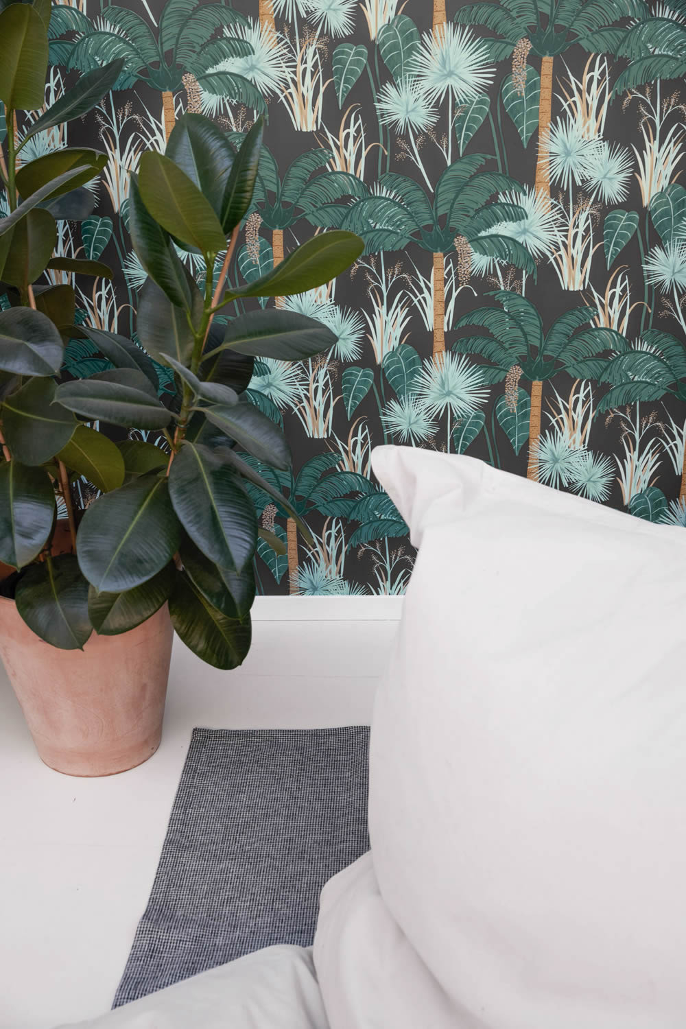 Palm Green Wallpaper Caselio - Young and free Texdecor YNF103376077-36-YNF103376077.1M