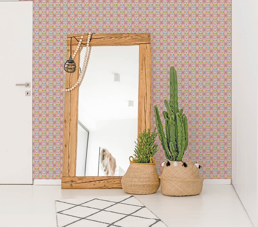 Wandbild Blumen Kaleidoskop Bunt-65-TD4065