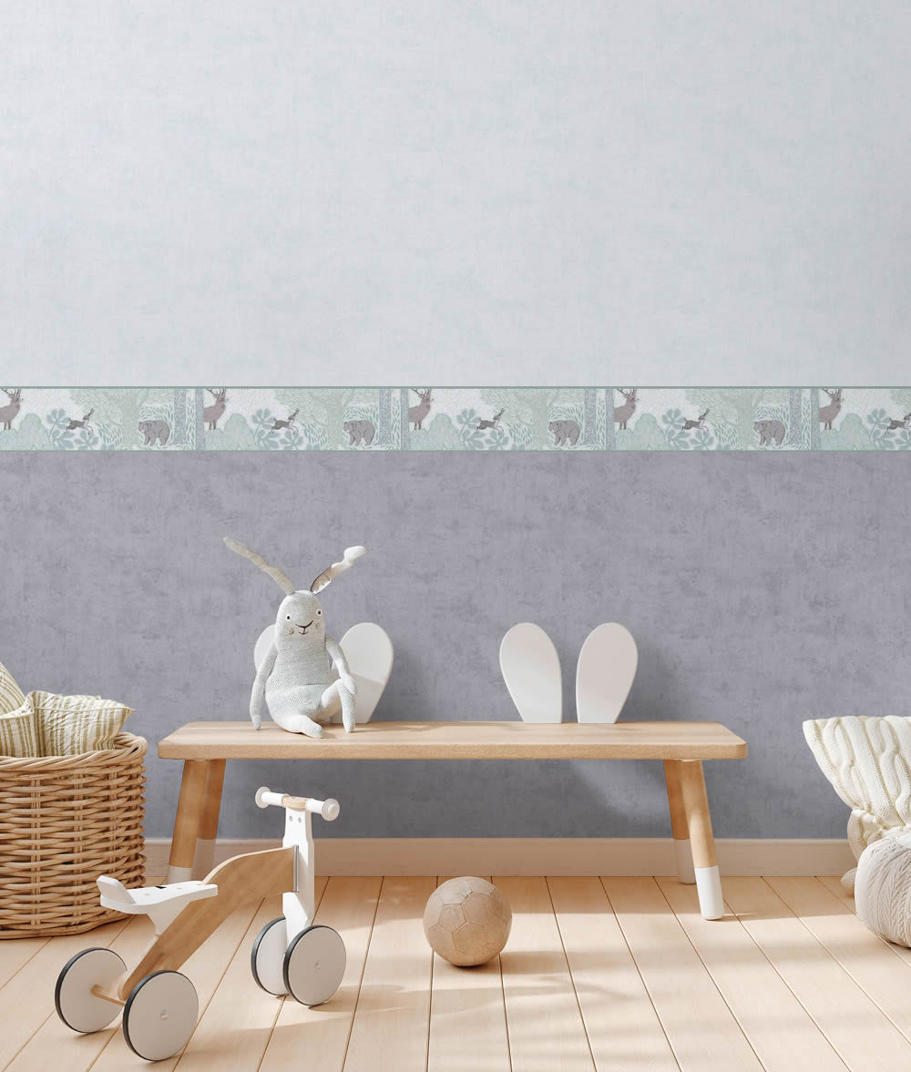 Vliestapete uni verwasacchene Struktur glatt hell grün 771787-8-771787