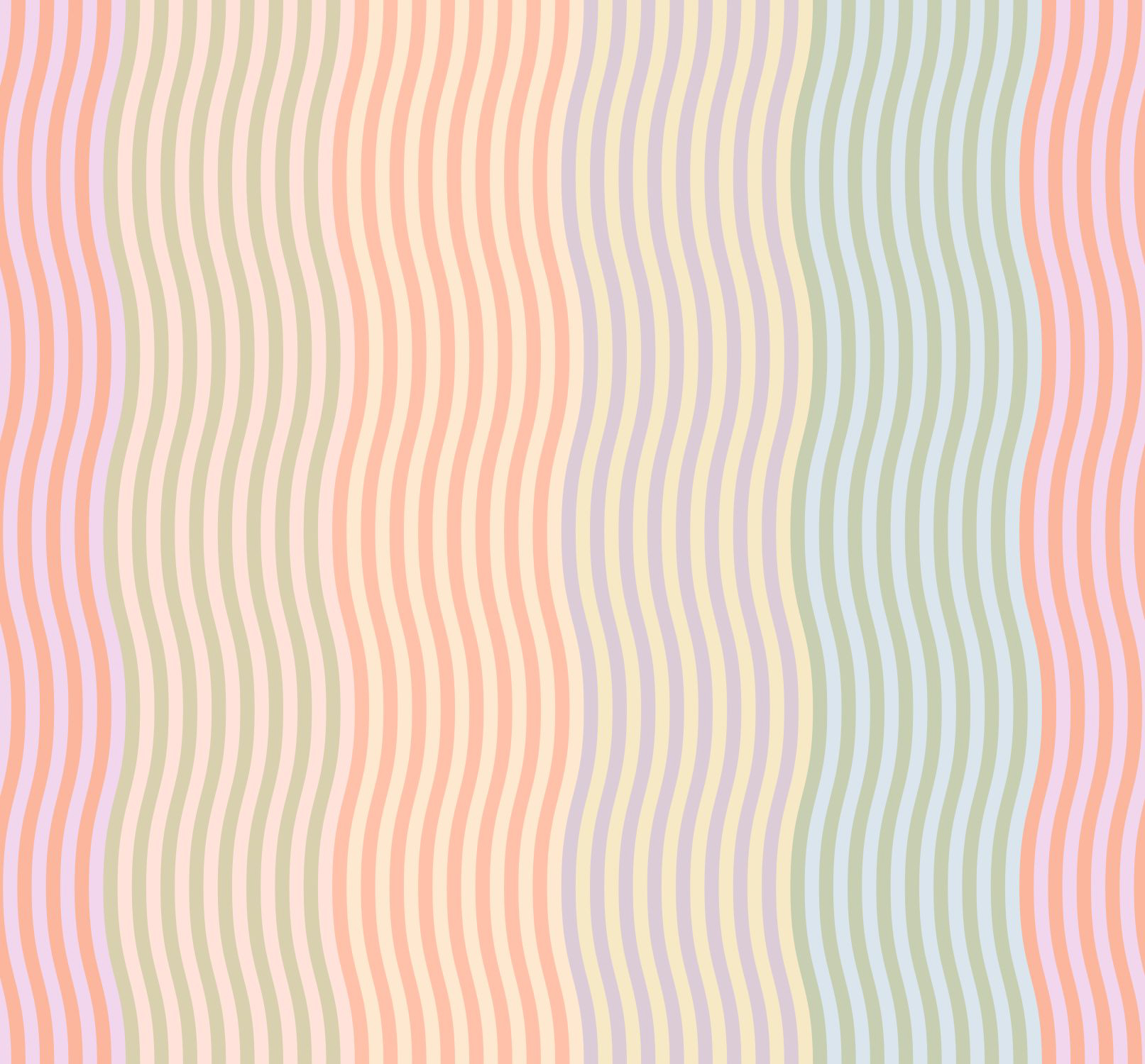 Wellenmuster Wandbild Pastell rosa 300 x 279 cm 159513