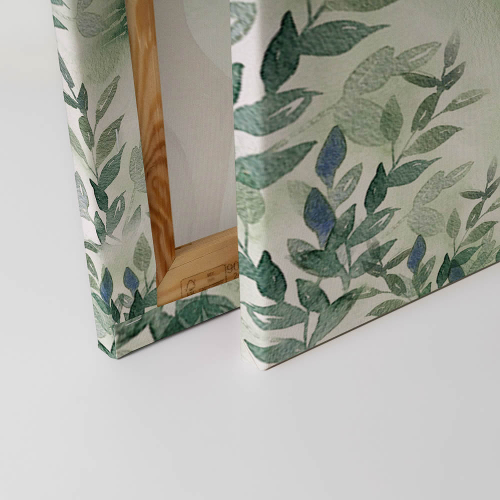 Leinwandbild Waldtiere Hirsch und Eule DD129428 40 x 60 cm-8-DD129428