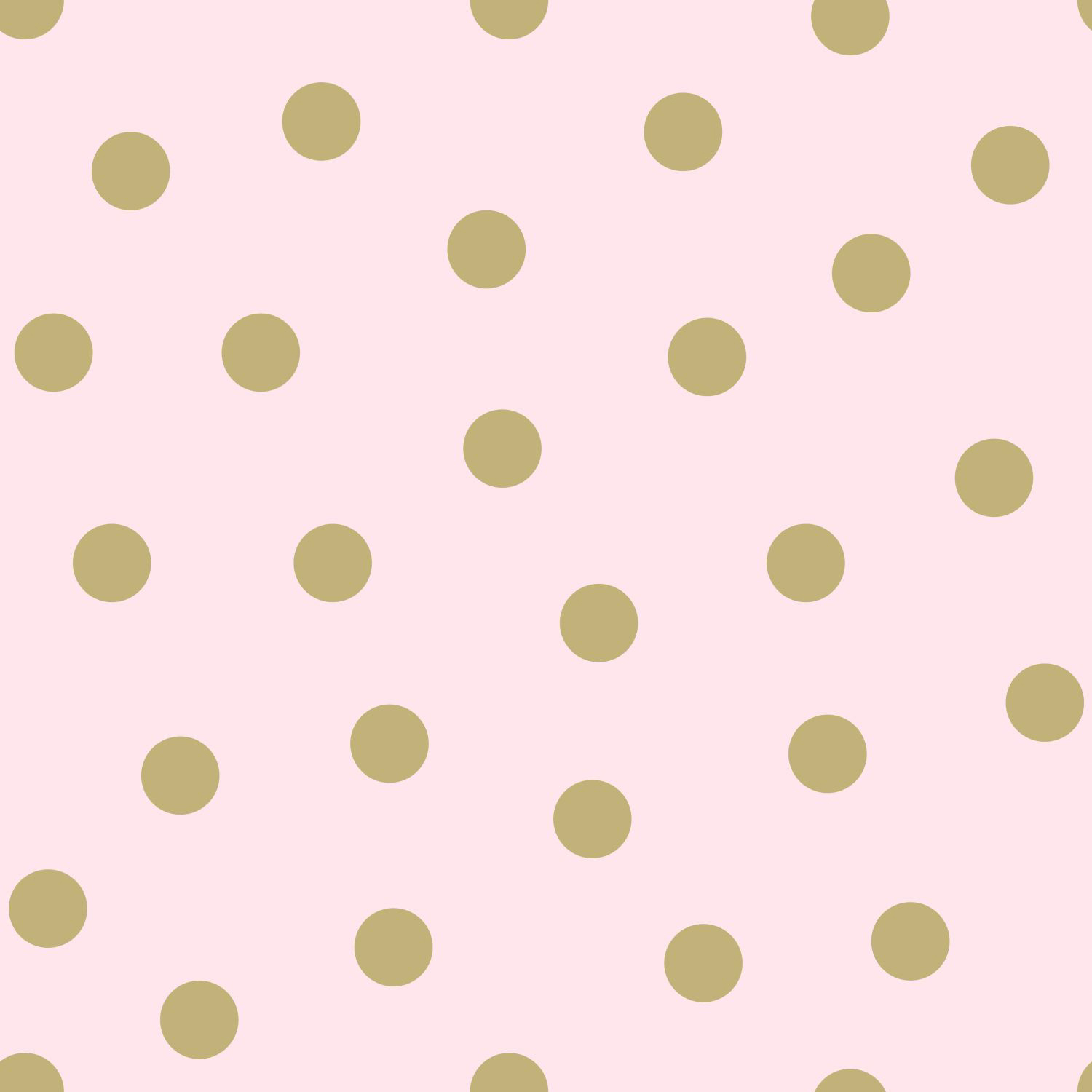 Tapete Vliestapete goldene Punkte rosa modern 347677