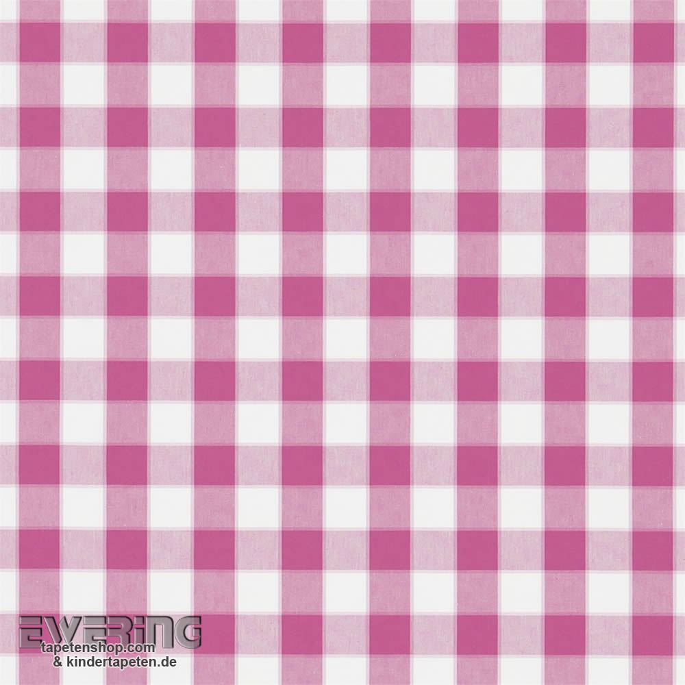 Karo-Muster Magenta Dekostoff