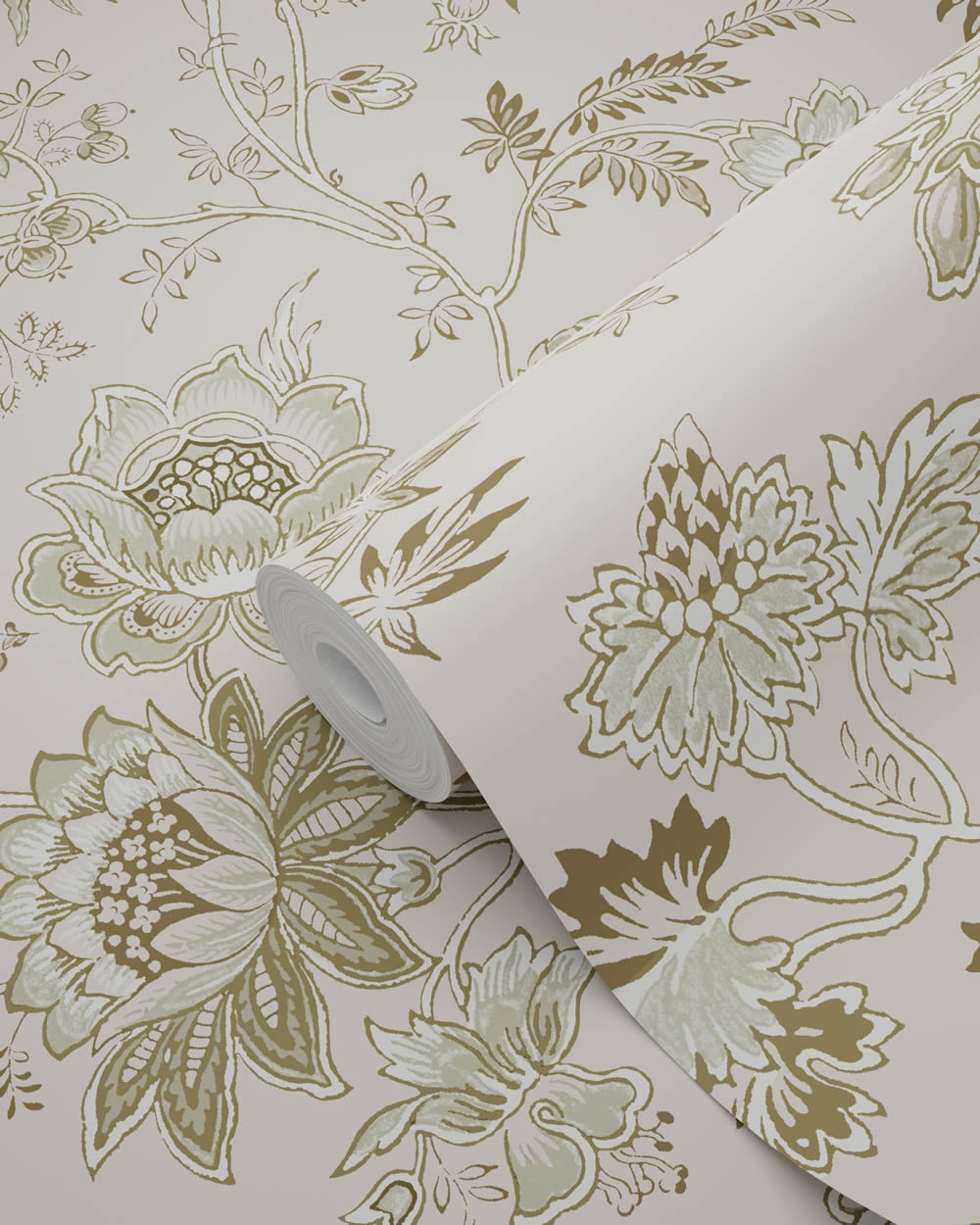 Tapete Klassische Blumenranken altrosa Vlies 139401