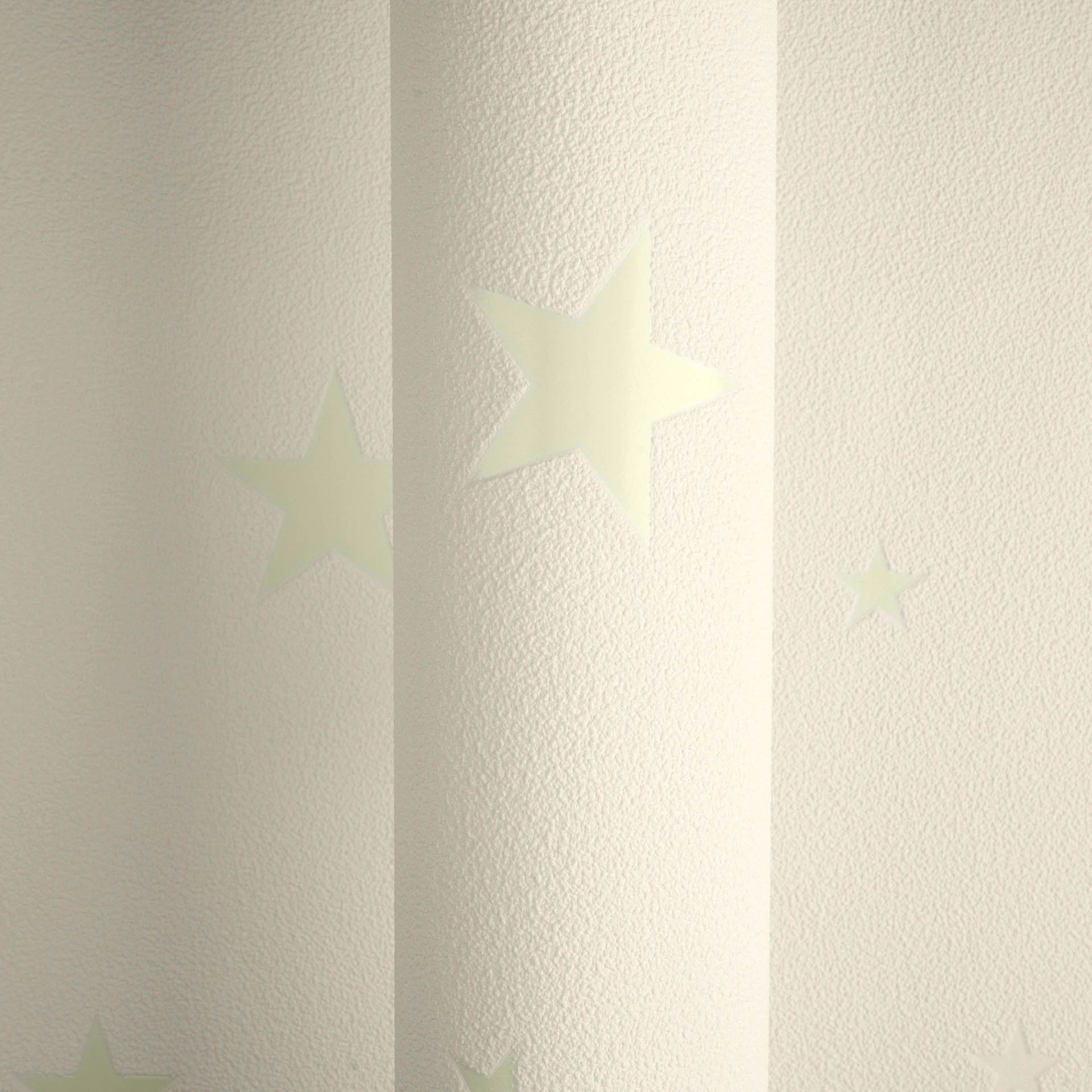 Tapete Sternentapete Leuchteffekt Sterne creme Vlies 324401