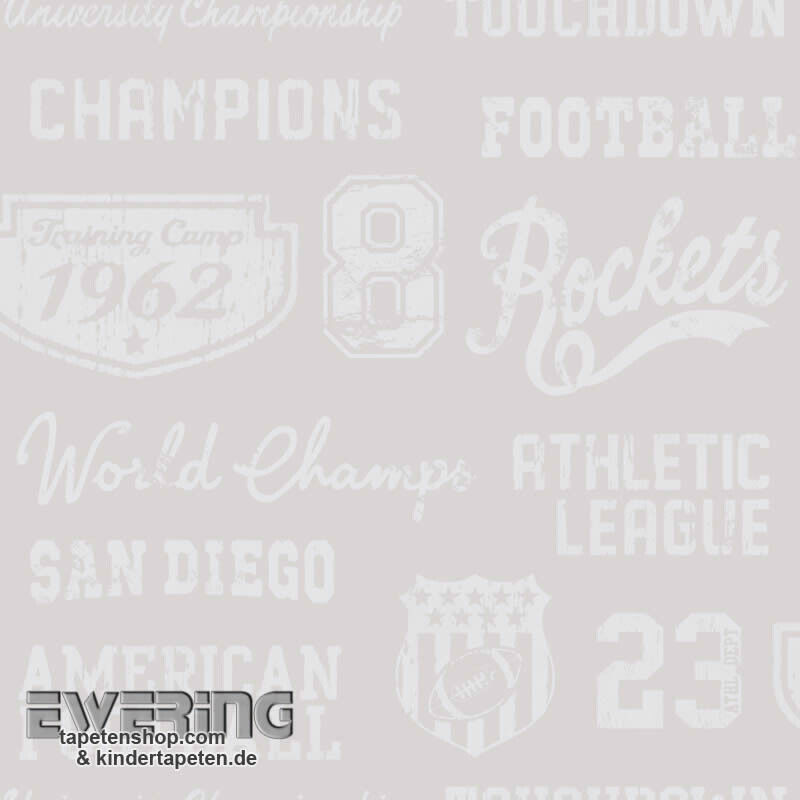 Taupe Papiertapete Football-Schrift-36-OLB64801010.1M