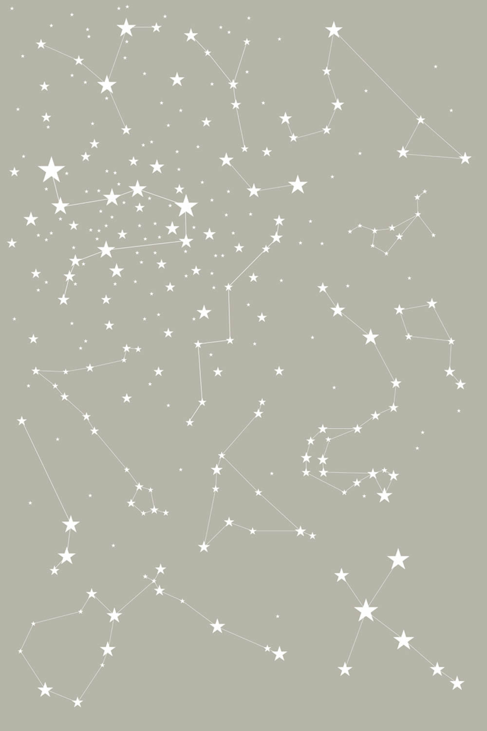 Mural Gray Star Xl-23-058705_2