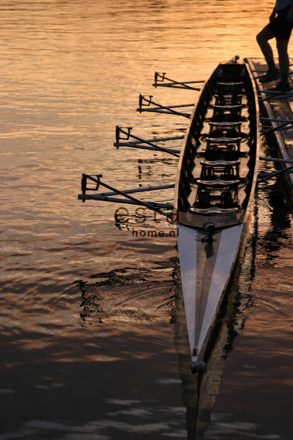 Vlies Wandbild Ruderboot Schlafzimmer-56-158803