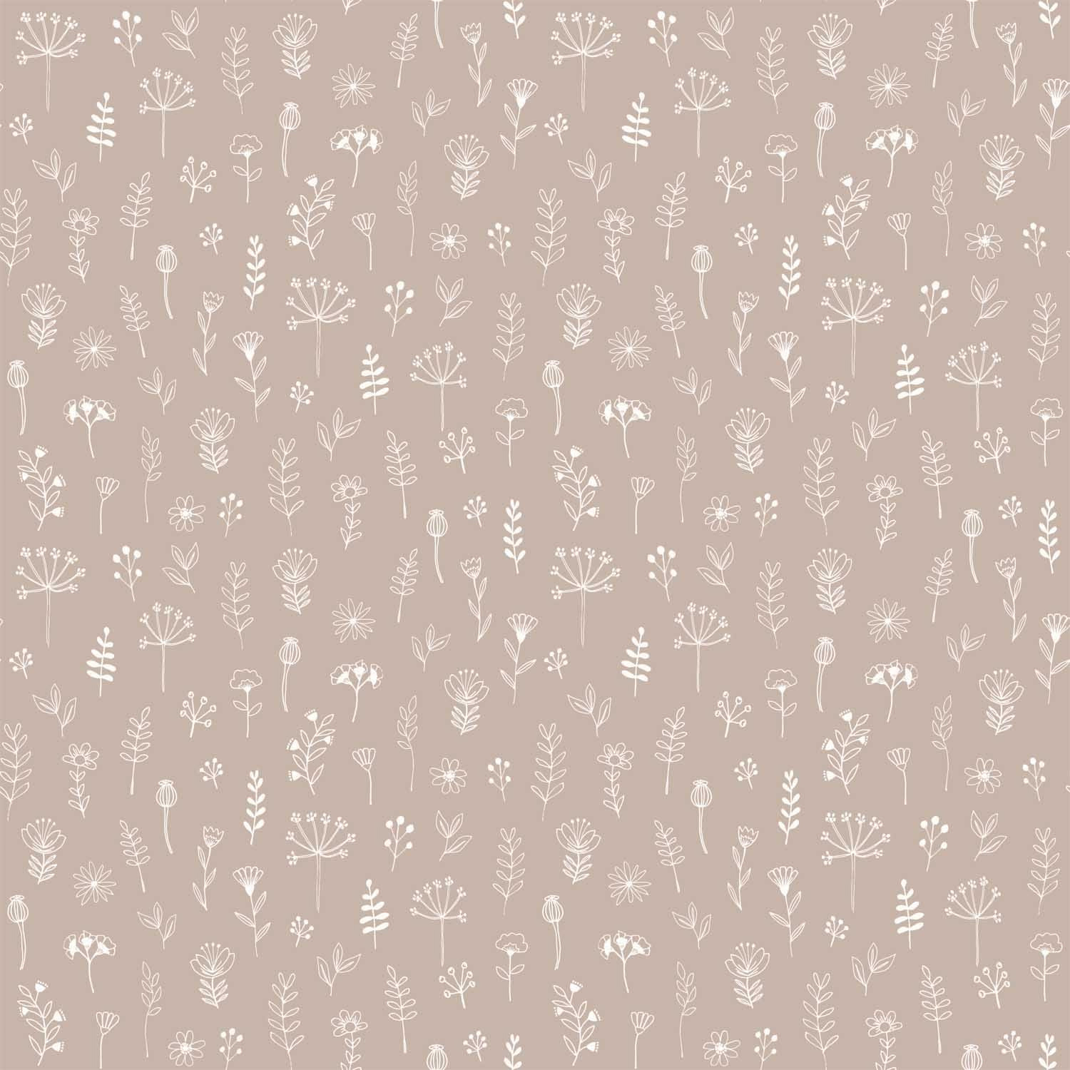 Blumentapete Wildblumen Scandi Vlies altrosa 139280
