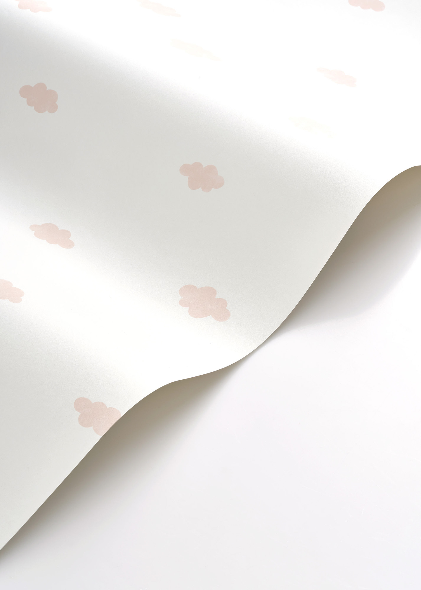 Tapete Wolkentapete Babyzimmer rosa Wölkchen weiß Vlies OUTT29754208