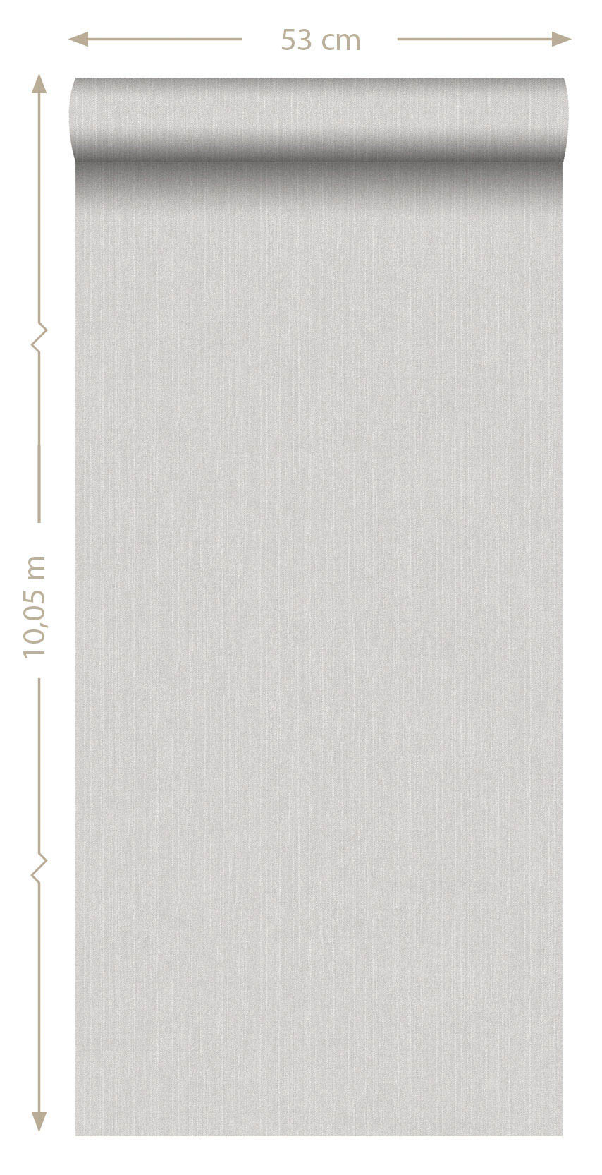 Unitapete Denim Struktur warmgrau Vlies 148603