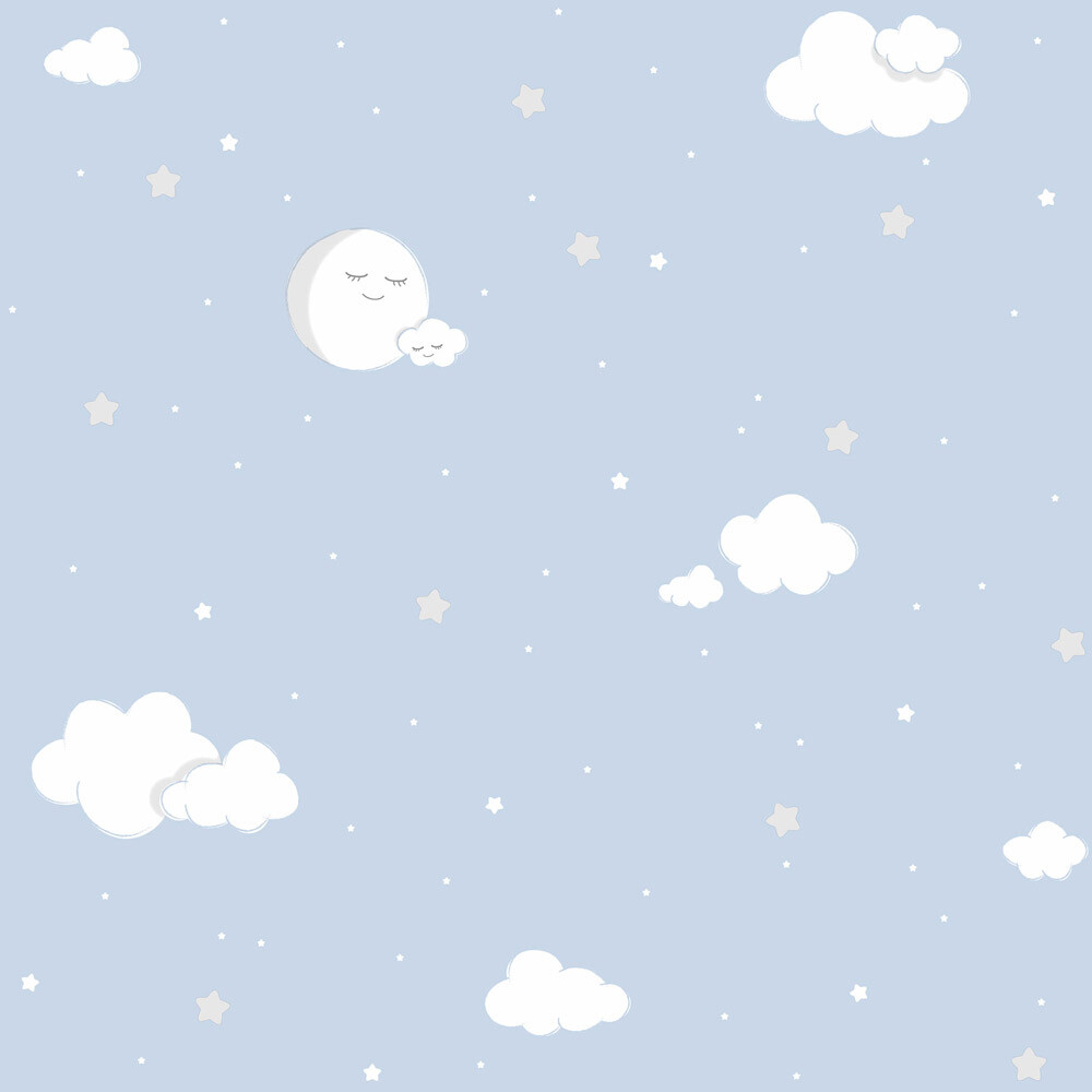Tapete Wolken-Himmel Blau Lullaby-23-102211.1M