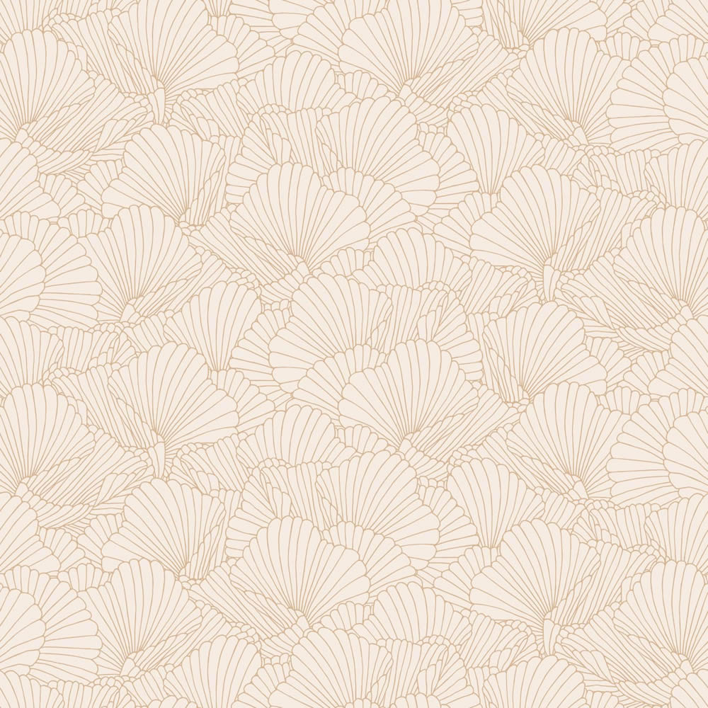 Vliestapete Blätter Skandinavisch-Japandi Vlies hellrosa 139491