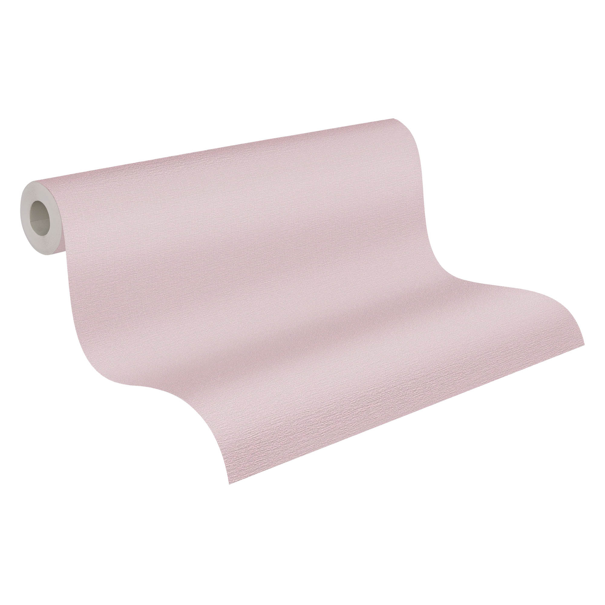 Tapete Unitapete Leinenoptik altrosa Vlies 395477