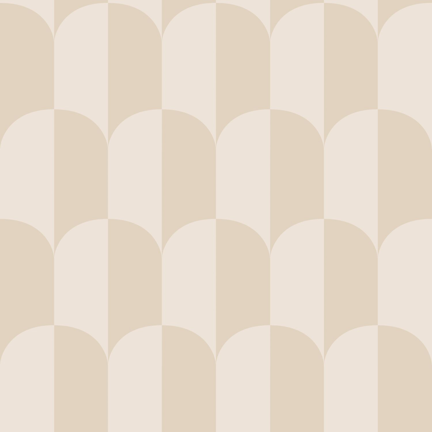 Tapete Bogen Tapete Art Deco sandbeige Vlies 139985