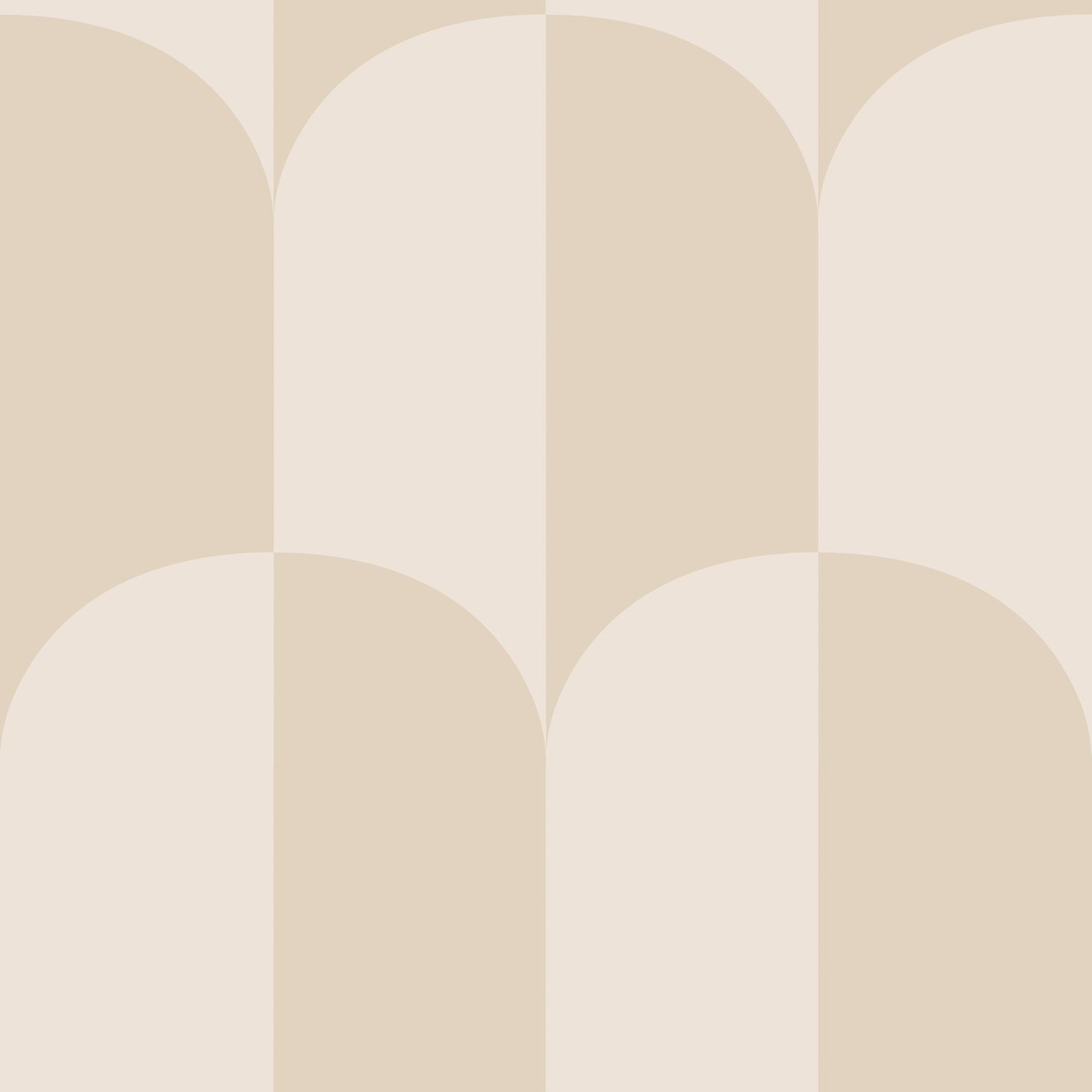 Tapete Vliestapete Art Deco Bögen beige sand 139991
