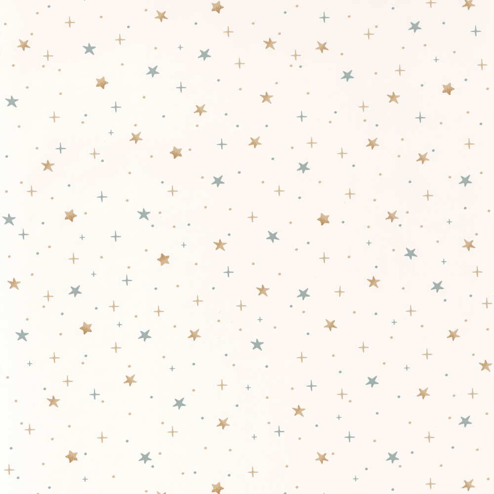 Wallpaper non-woven white brown blue stars Our Planet-36-OUP101926019.1M