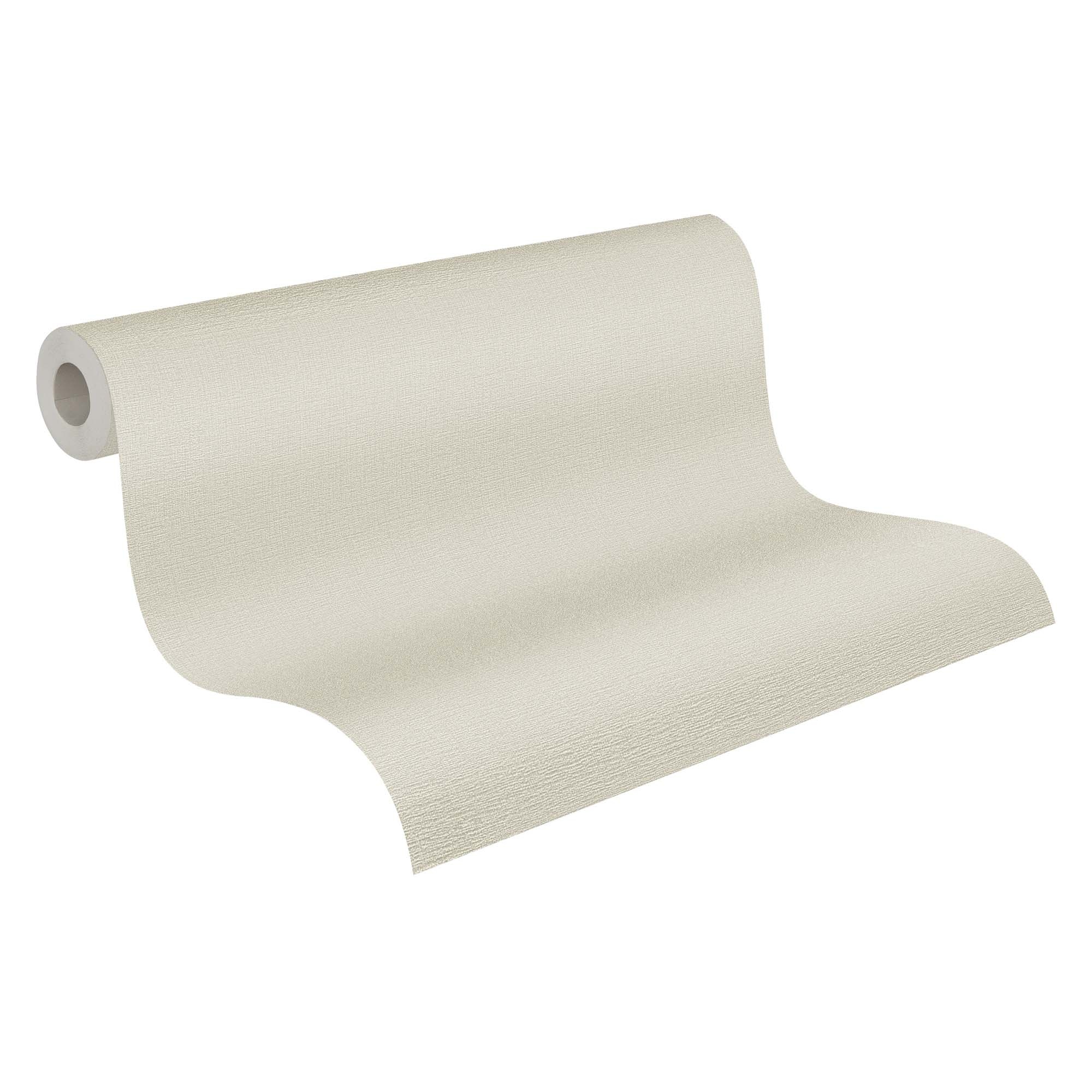 Tapete Unitapete Leinenoptik taupe 367134